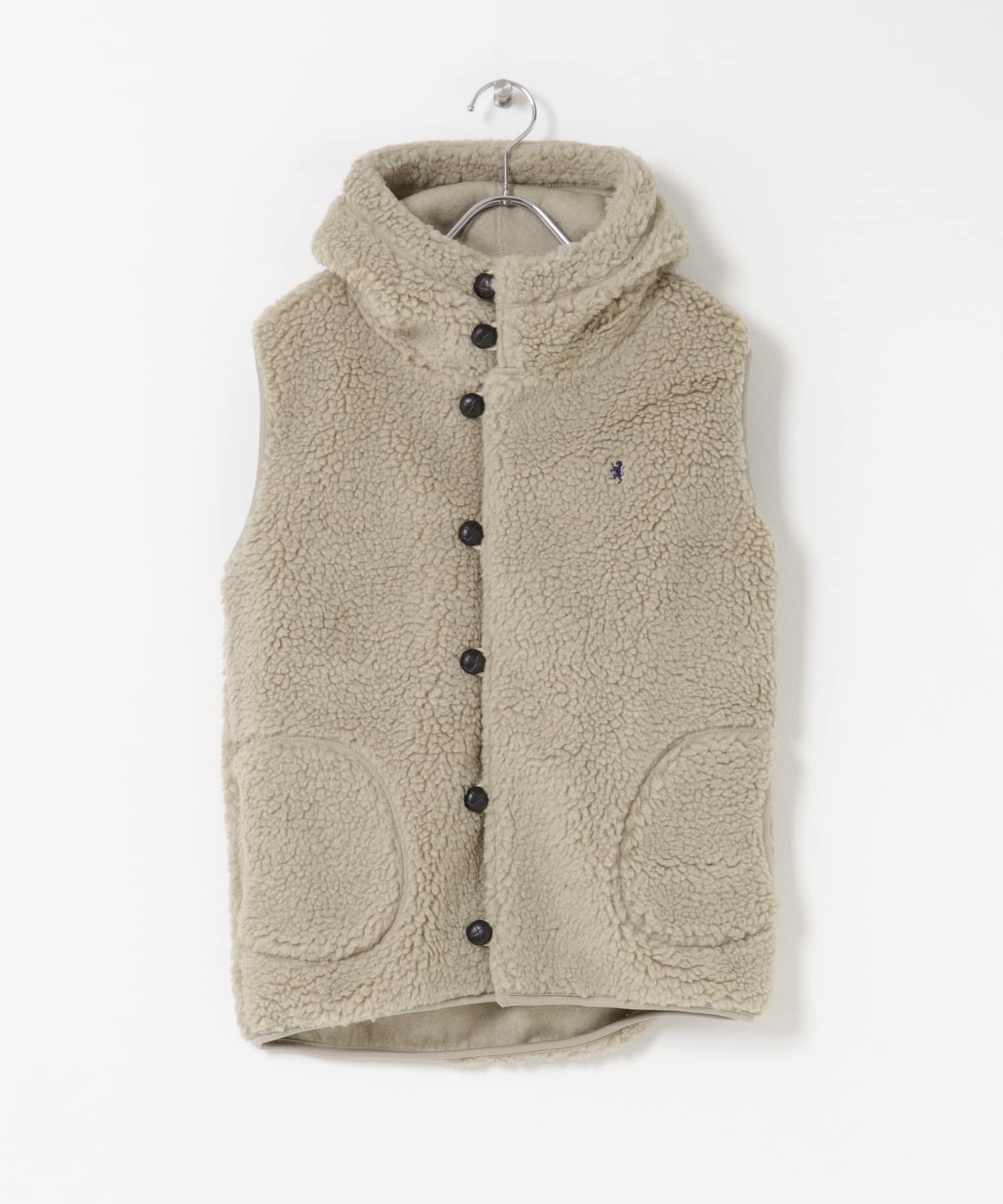 URBAN RESEARCH DOORS｜GYMPHLEX BOA HOODED VEST | Rakuten Fashion