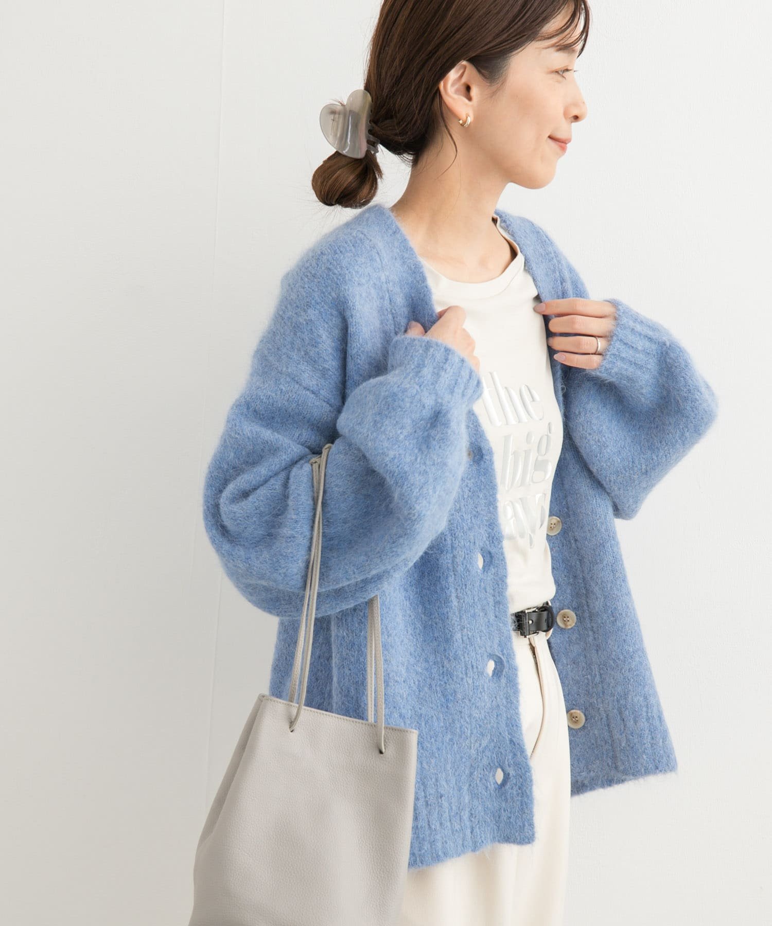 URBAN RESEARCH DOORS｜アルパカシャギーカーディガン | Rakuten