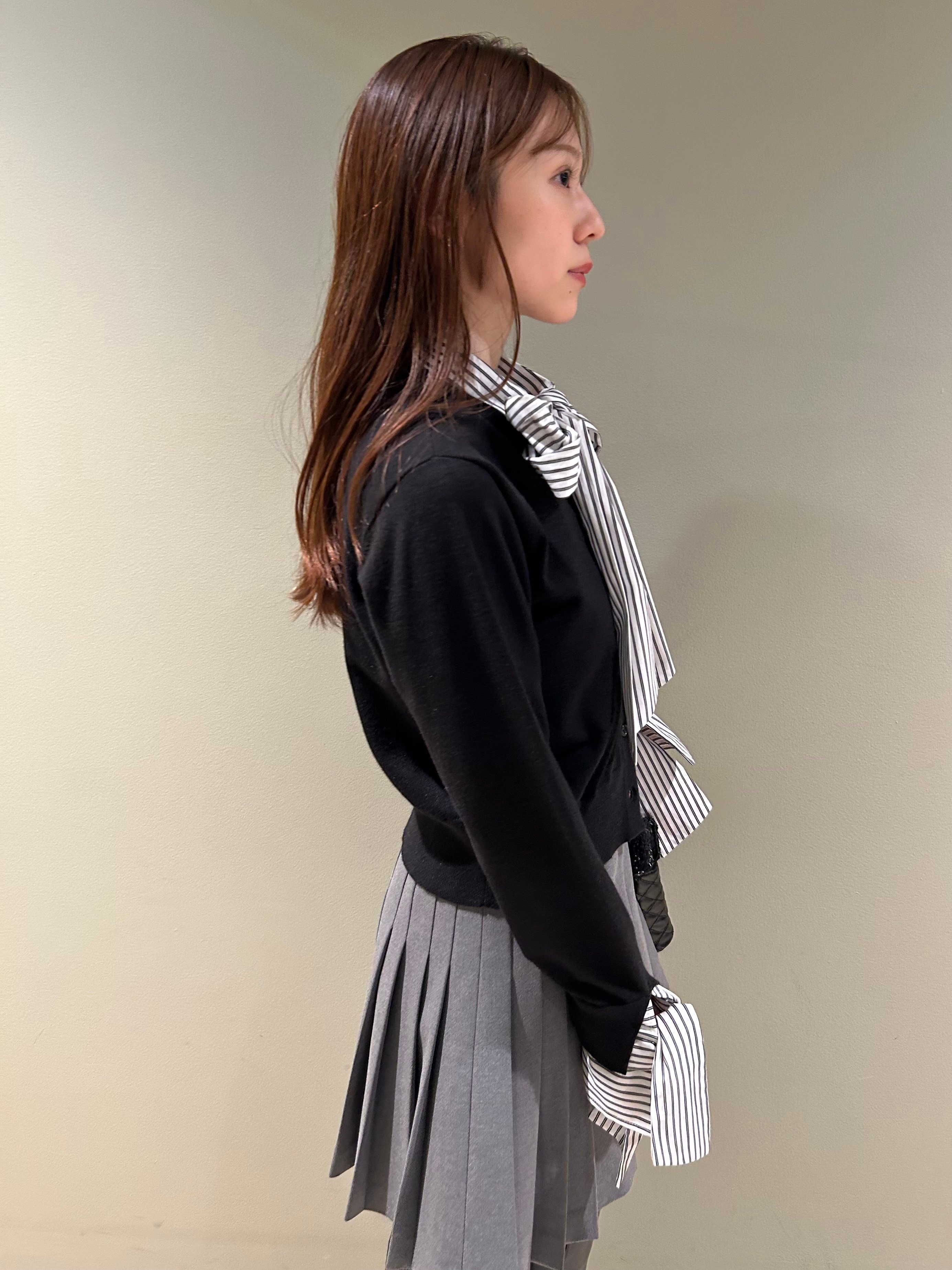 SNIDEL｜ボウタイドッキングニットプルオーバー | Rakuten Fashion