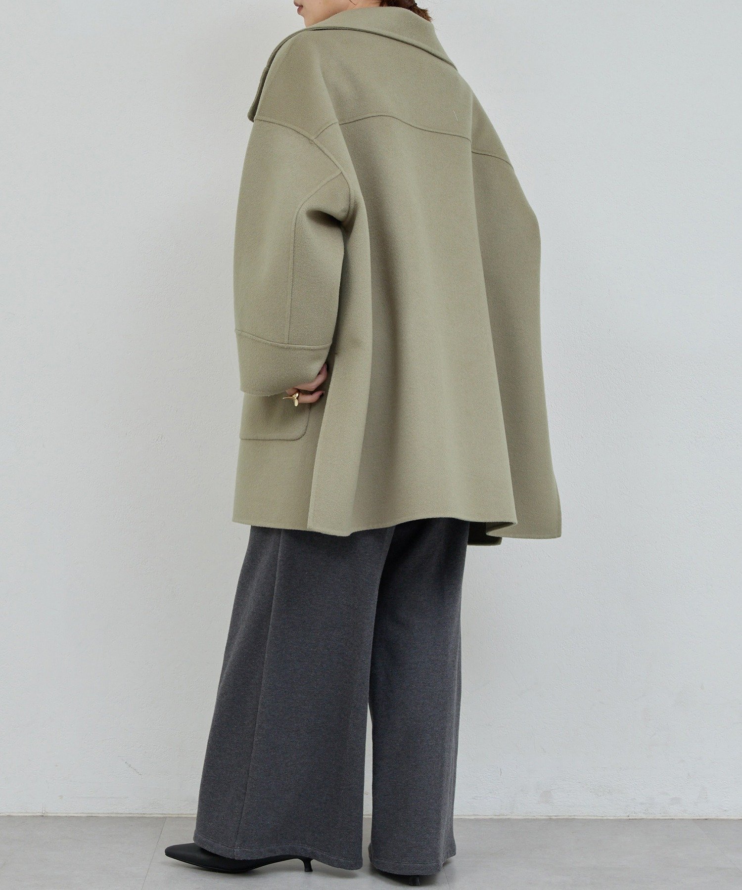 GALLARDAGALANTE｜【HERITANOVUM】スタンドカラーリバーコート