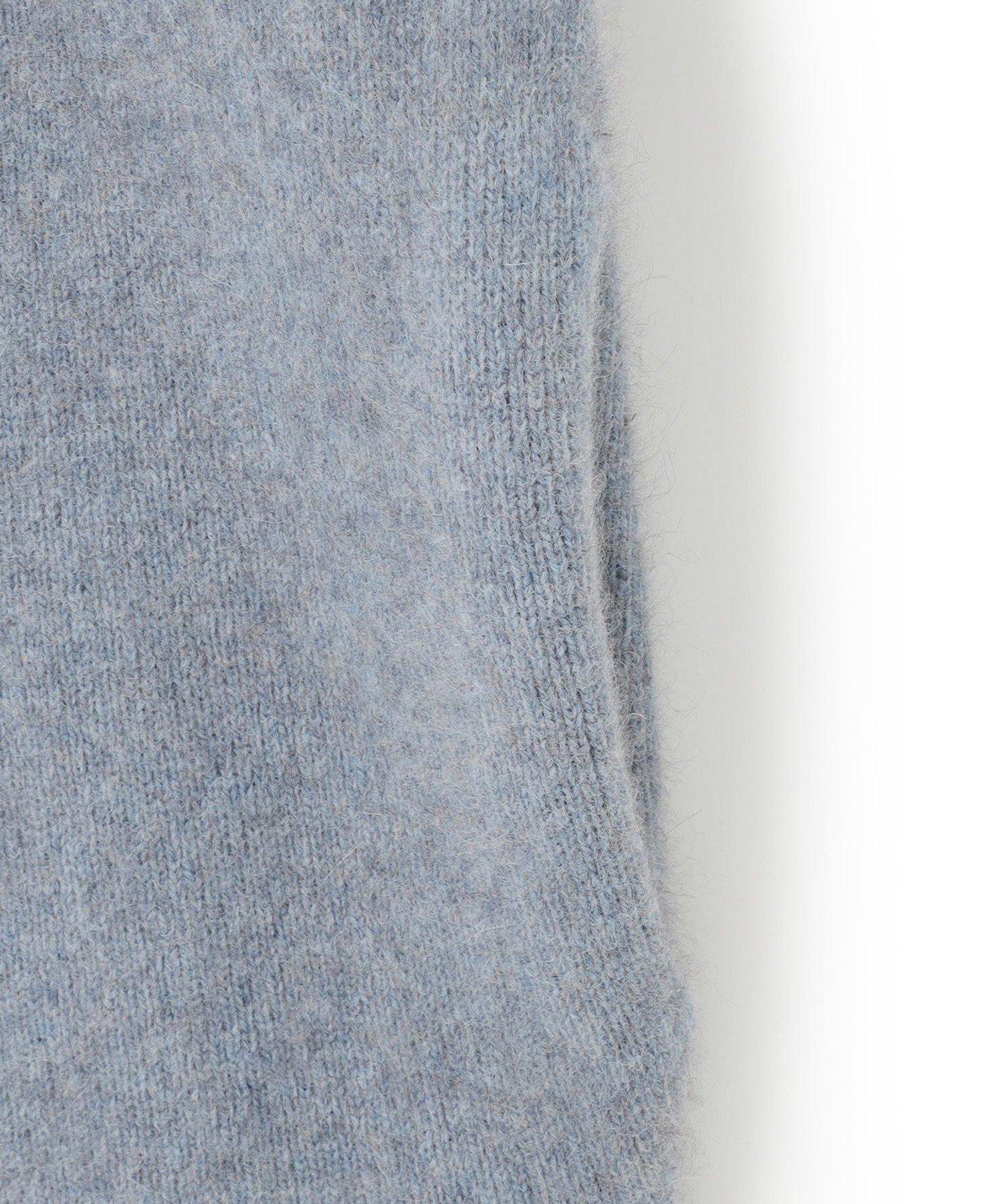 23区｜【見上愛さん着用】ラクーンブレンドダブルフェイス ニット