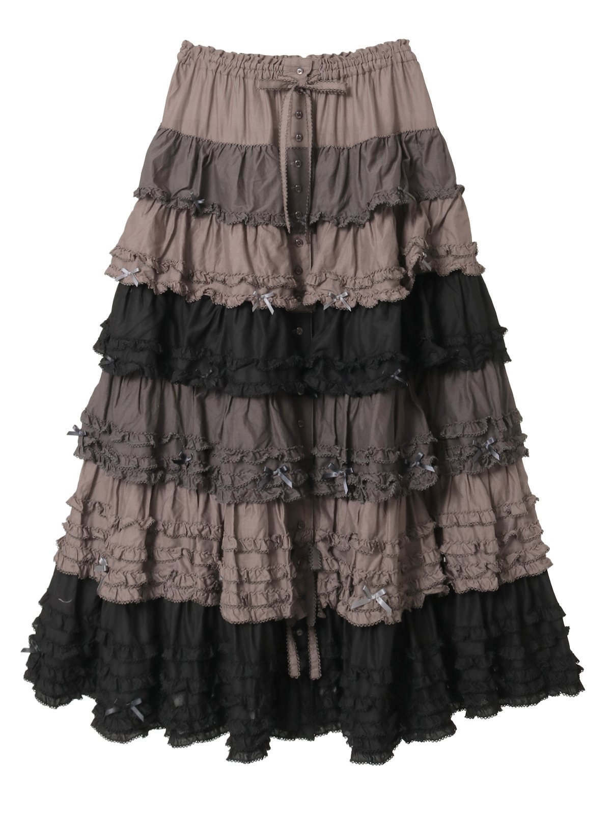 PINK HOUSE｜配色フリルスカート | Rakuten Fashion(楽天ファッション