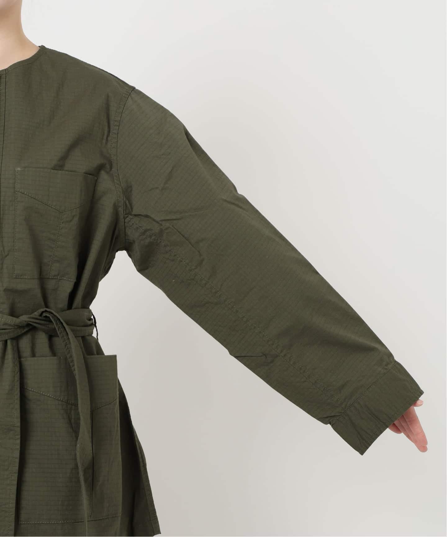 SLOBE IENA｜《追加予約》ノーカラーサファリブルゾン | Rakuten