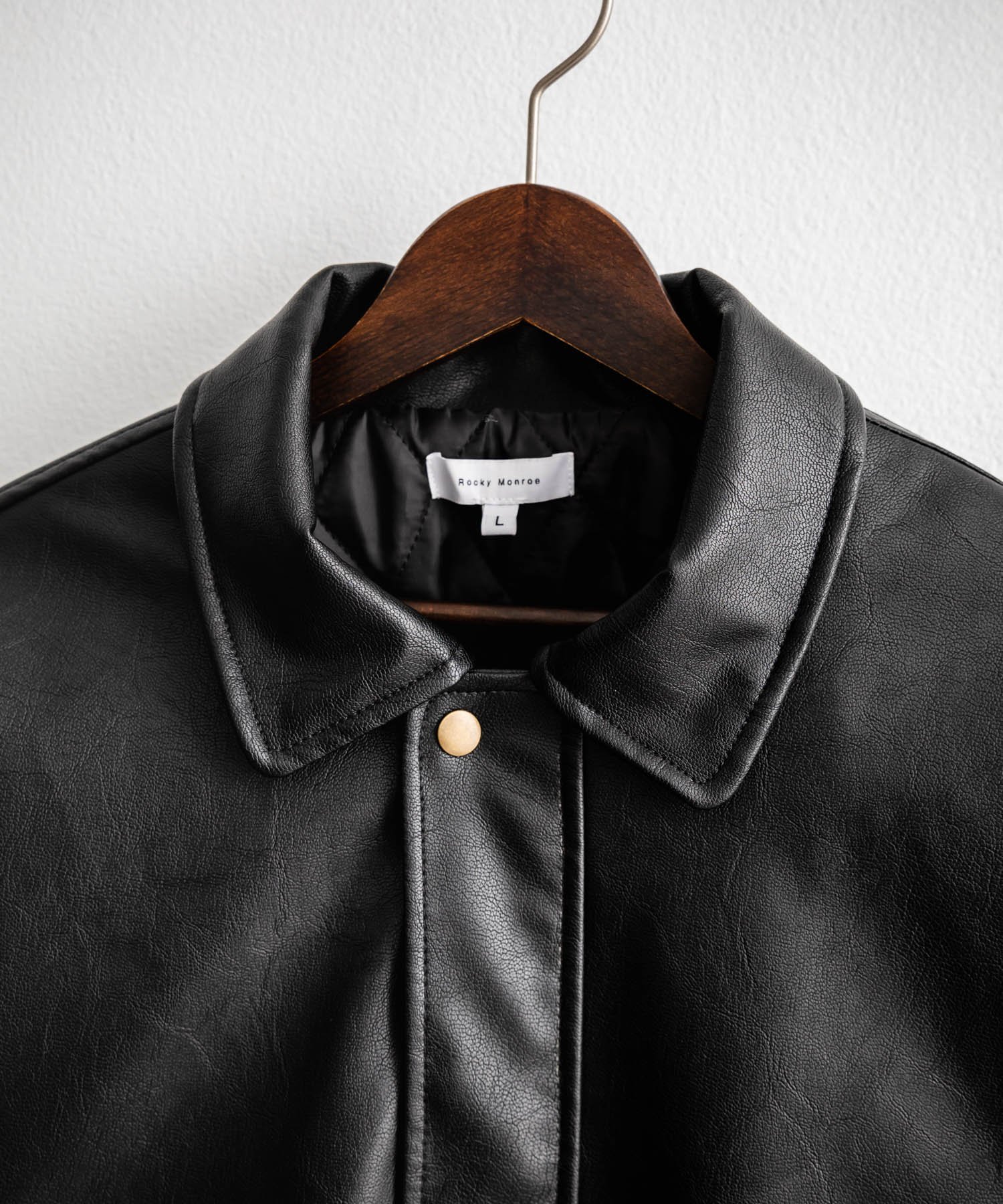 Rocky Monroe｜PUレザー A-2型中綿フライトブルゾン | Rakuten Fashion