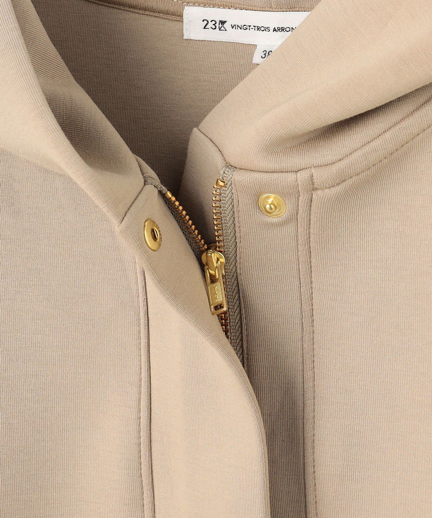 23区｜【洗える】コットンエアーダンボール ドロスト フーディー