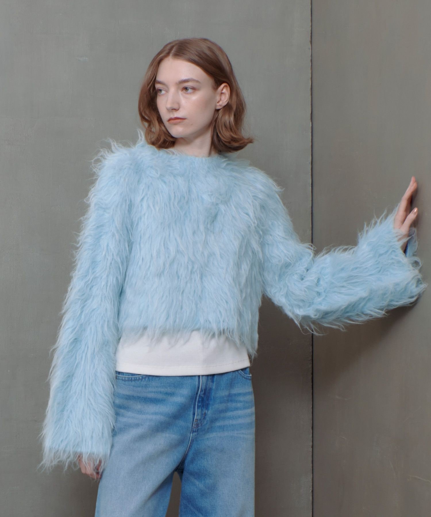 allureville｜ミンクファーボトルネックプルオーバー | Rakuten