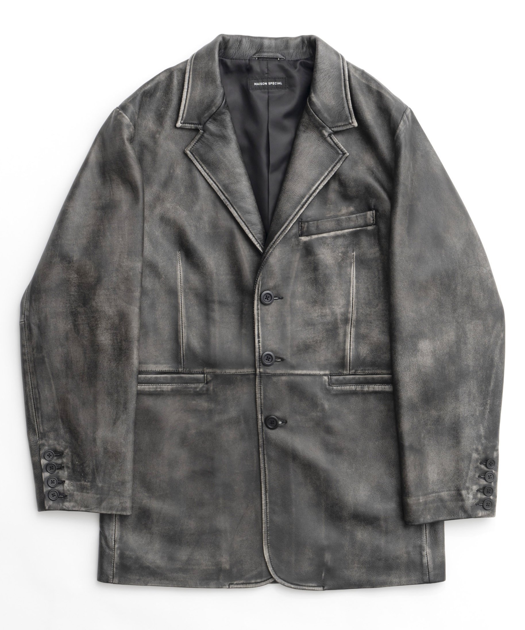MAISON SPECIAL｜Leather Tailored Jacket | Rakuten Fashion(楽天