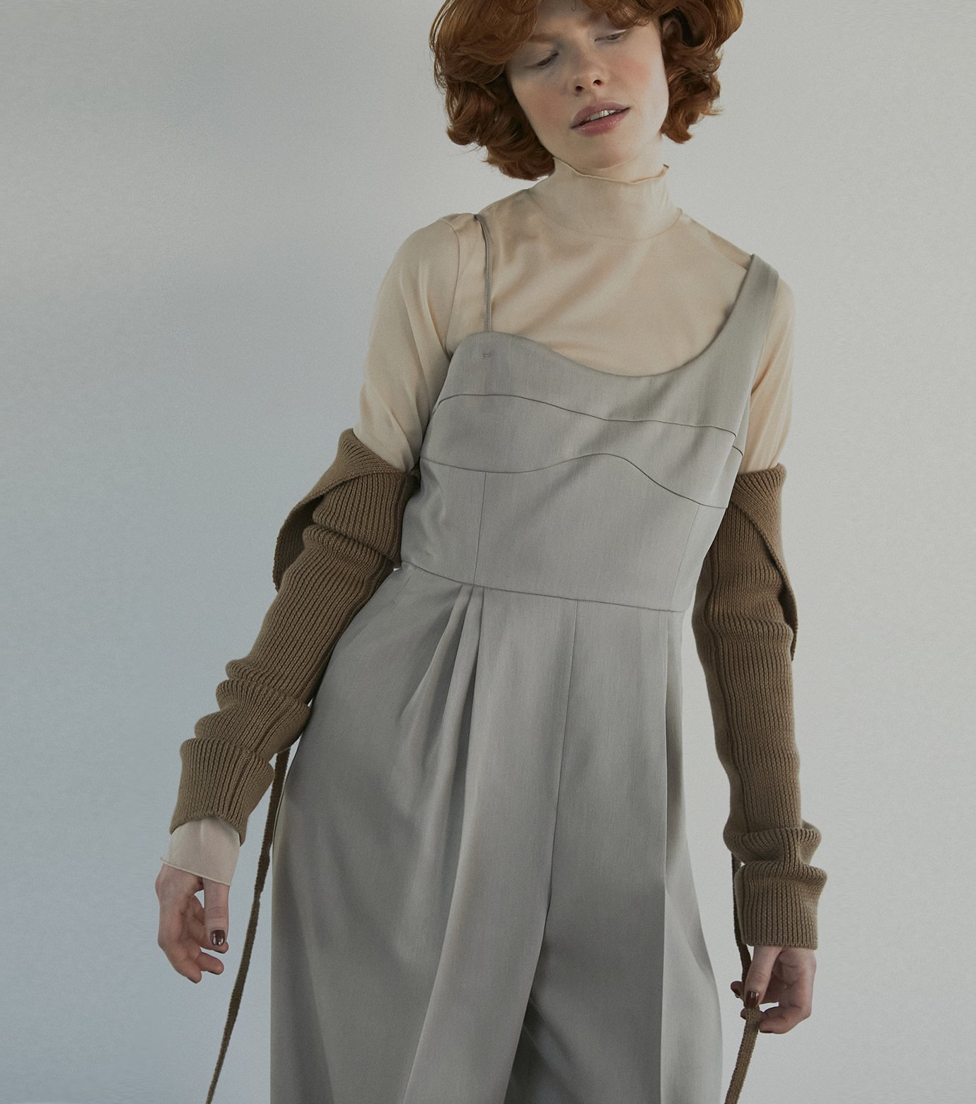 LE CIEL BLEU｜ワンショルダージャンプスーツ / One-Shouldered