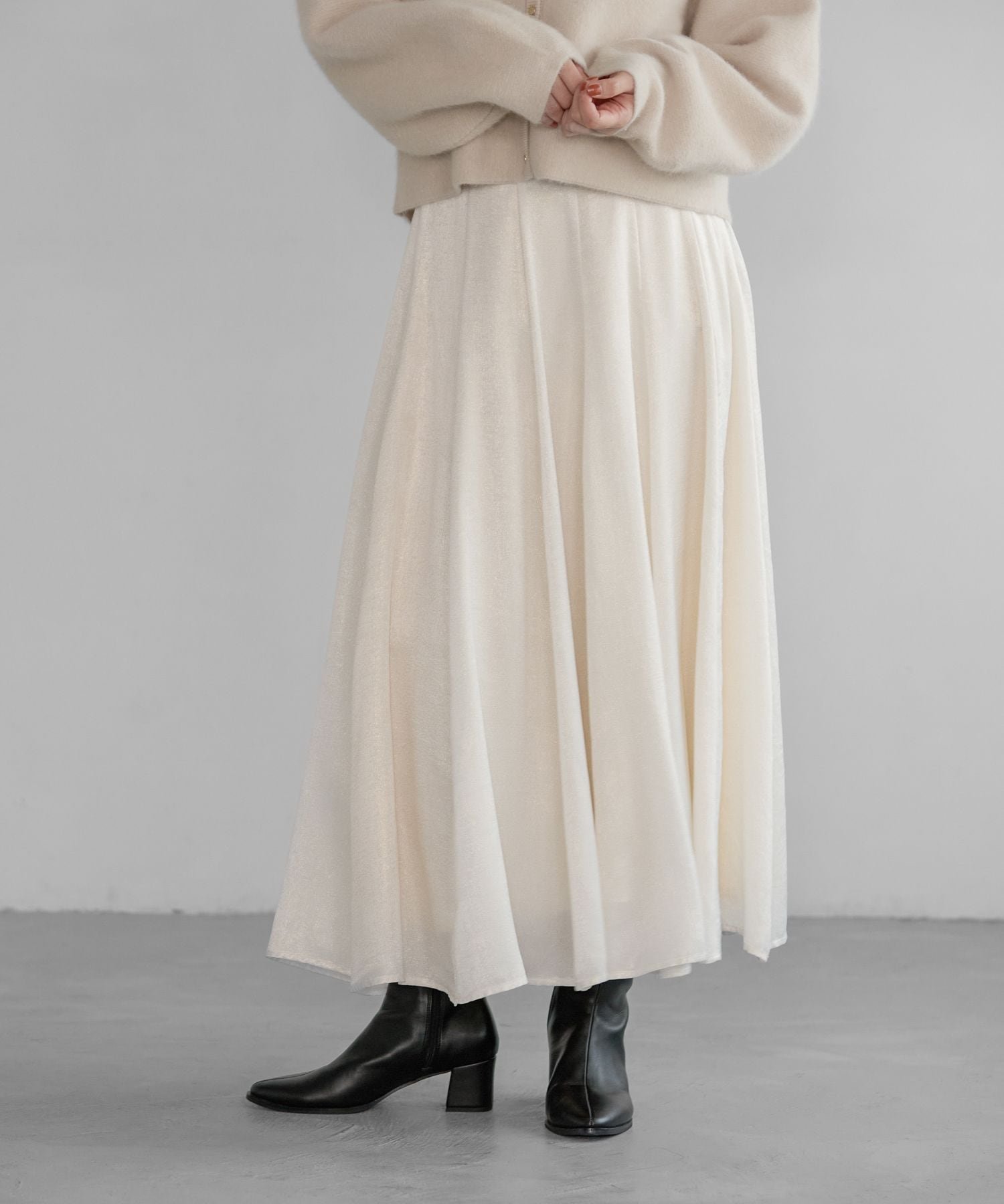 A part by｜ハクプリントキリカエフレアスカート | Rakuten Fashion