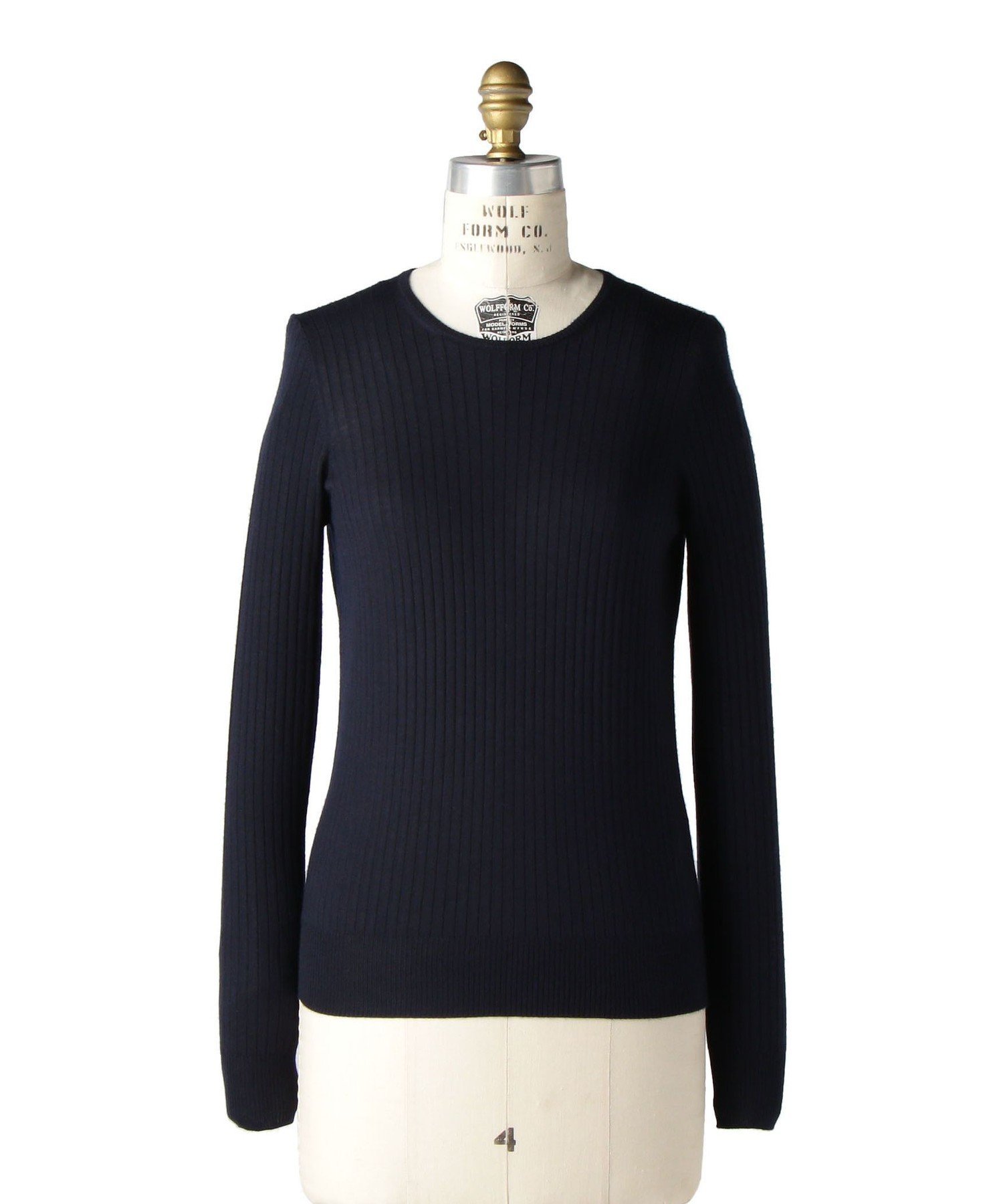 Drawer｜18G カシミヤシルクリブクルーネックニット | Rakuten Fashion