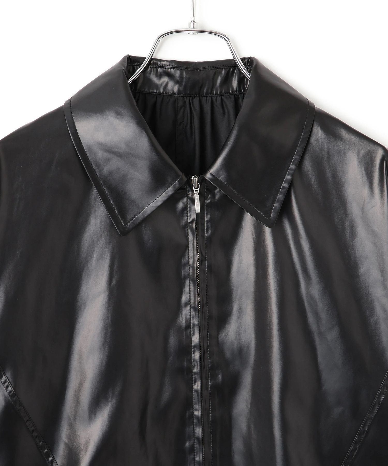 ADAM ET ROPE'｜レザーライクサテンブルゾン | Rakuten Fashion(楽天