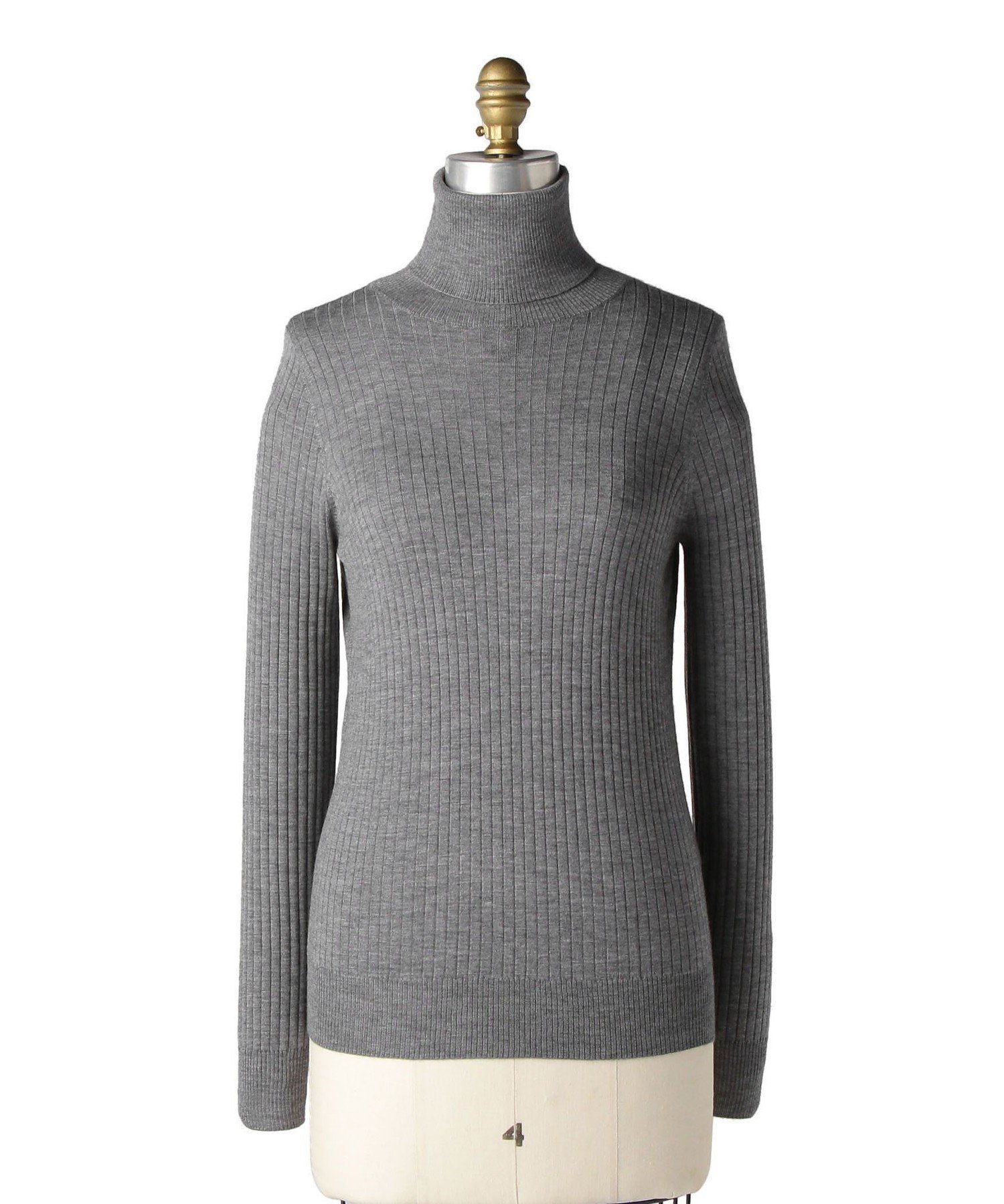 Drawer｜18G カシミヤシルクリブタートルニット | Rakuten Fashion