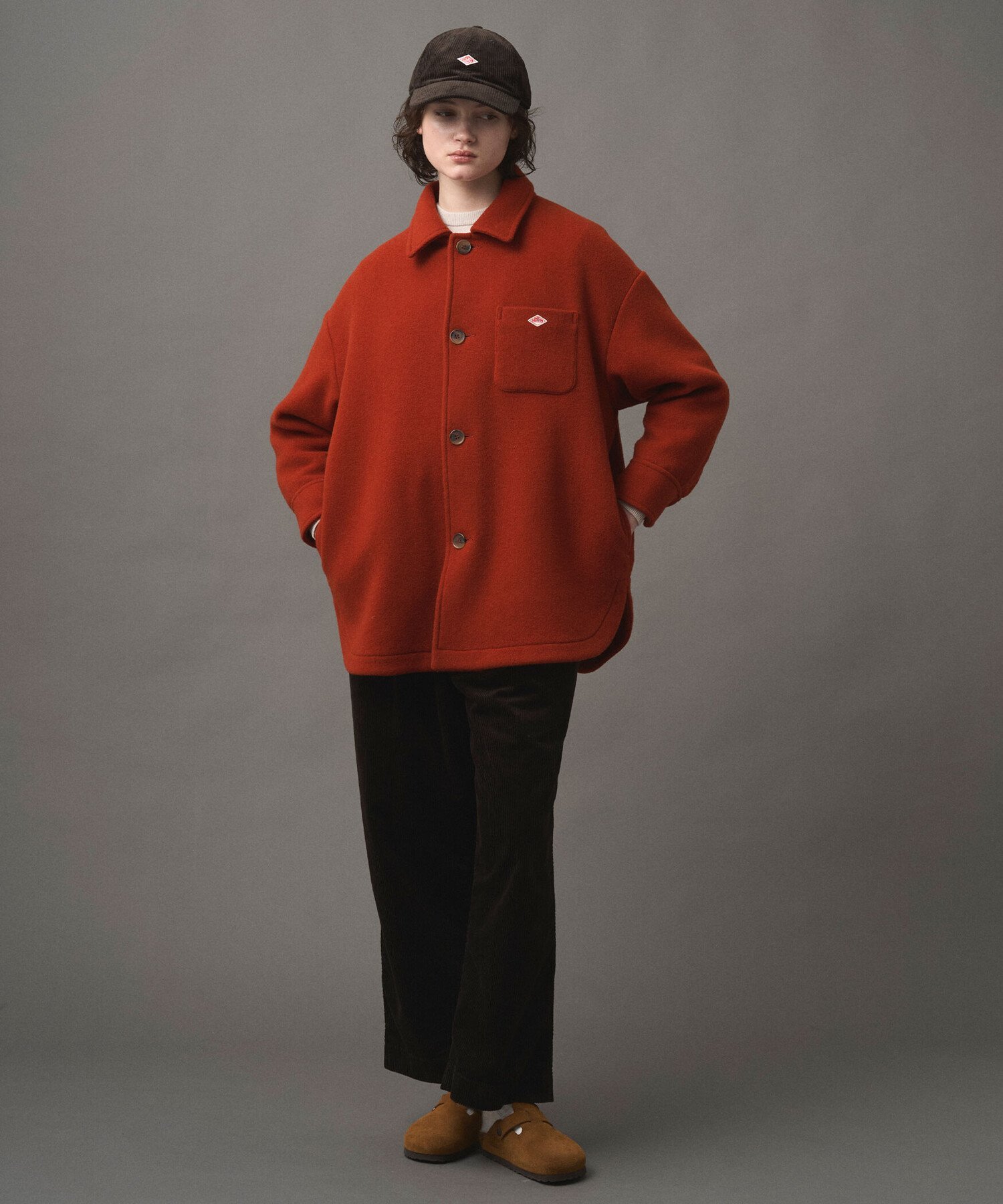 Bshop｜DANTON | ウールメルトン シャツブルゾン WOMEN | Rakuten