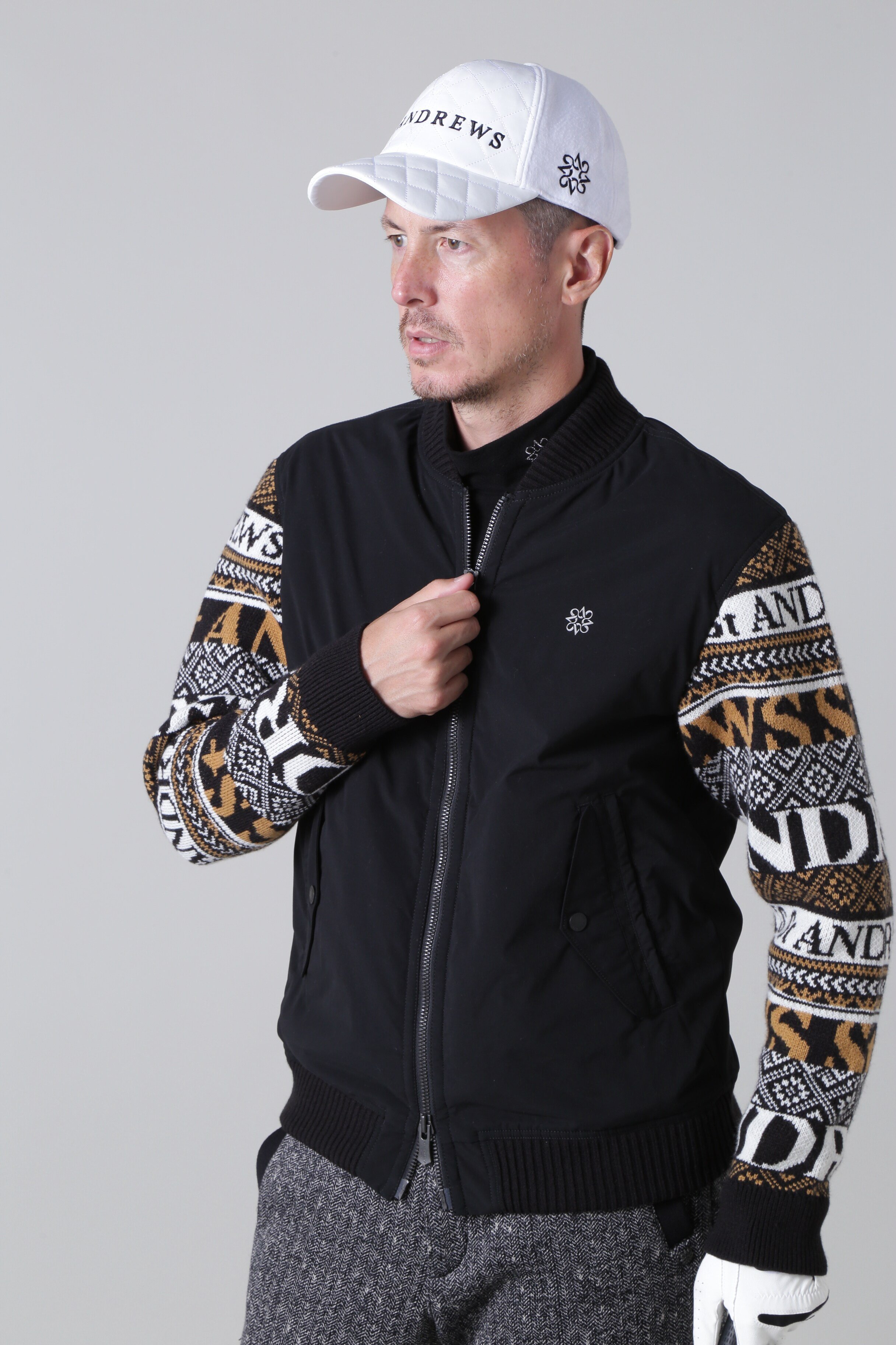 St ANDREWS｜中綿袖ニットブルゾン (MENS) | Rakuten Fashion(楽天