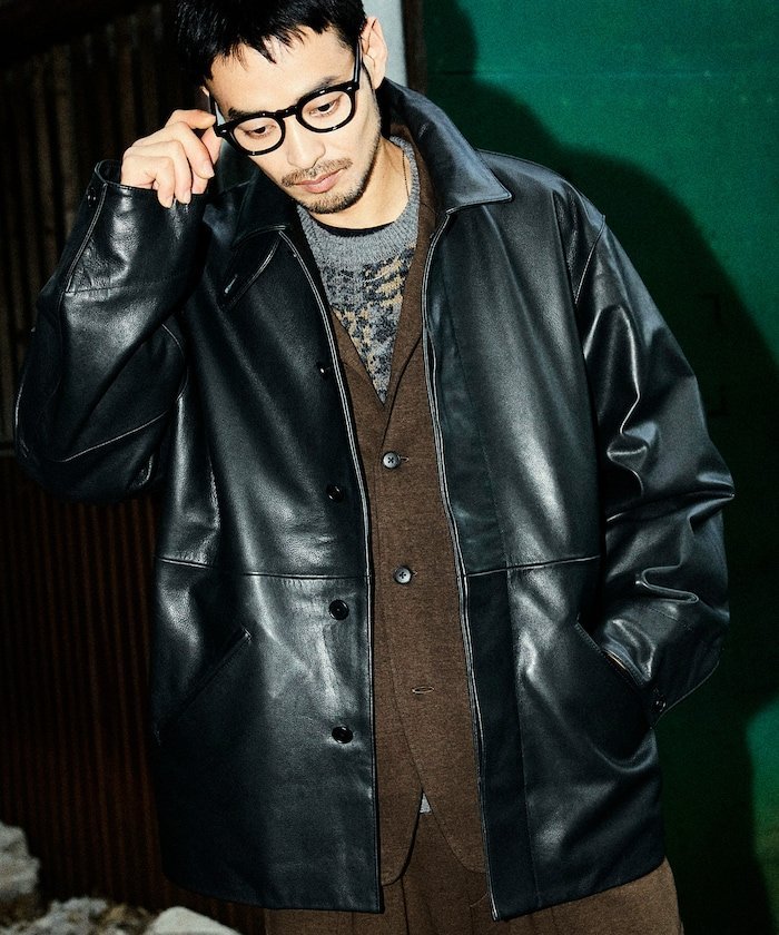 FREAK'S STORE｜Calf Leather ミニマル カーコート 25AW | Rakuten