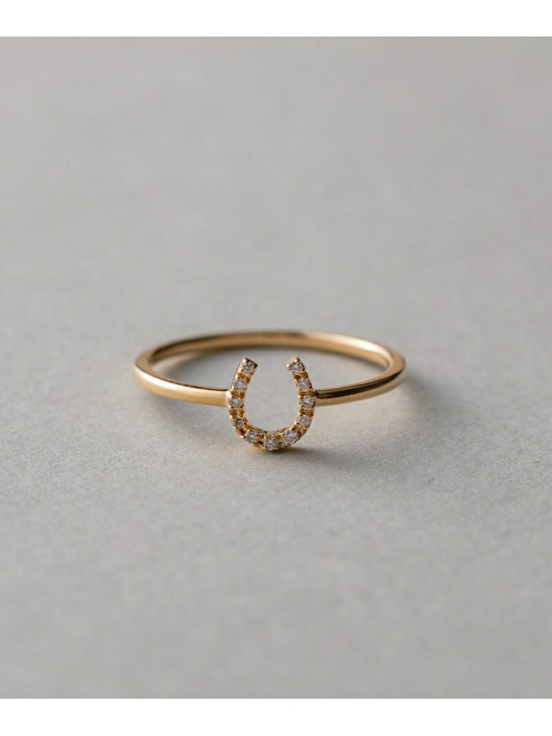 ete｜K10YG ダイヤモンド ホースシュー リング | Rakuten Fashion(楽天
