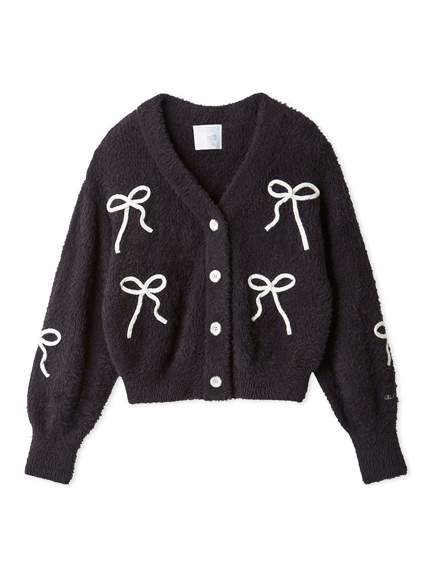 gelato pique｜【HALLOWEEN】リボンフェザーカーディガン | Rakuten