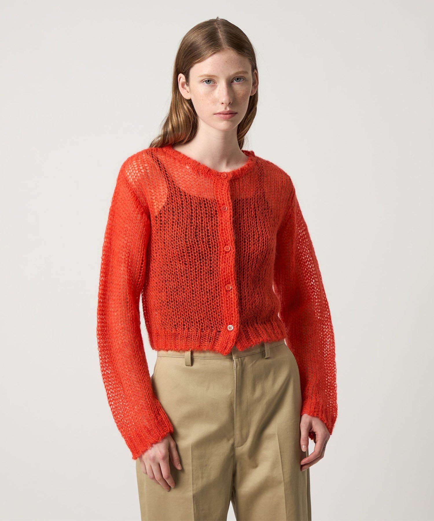 【美品】BEAUTY&YOUTH モヘヤ混 ニットカーディガン L BEAUTY&YOUTH UNITED ARROWS｜<Steven Alan>モヘヤ ミックス ニット