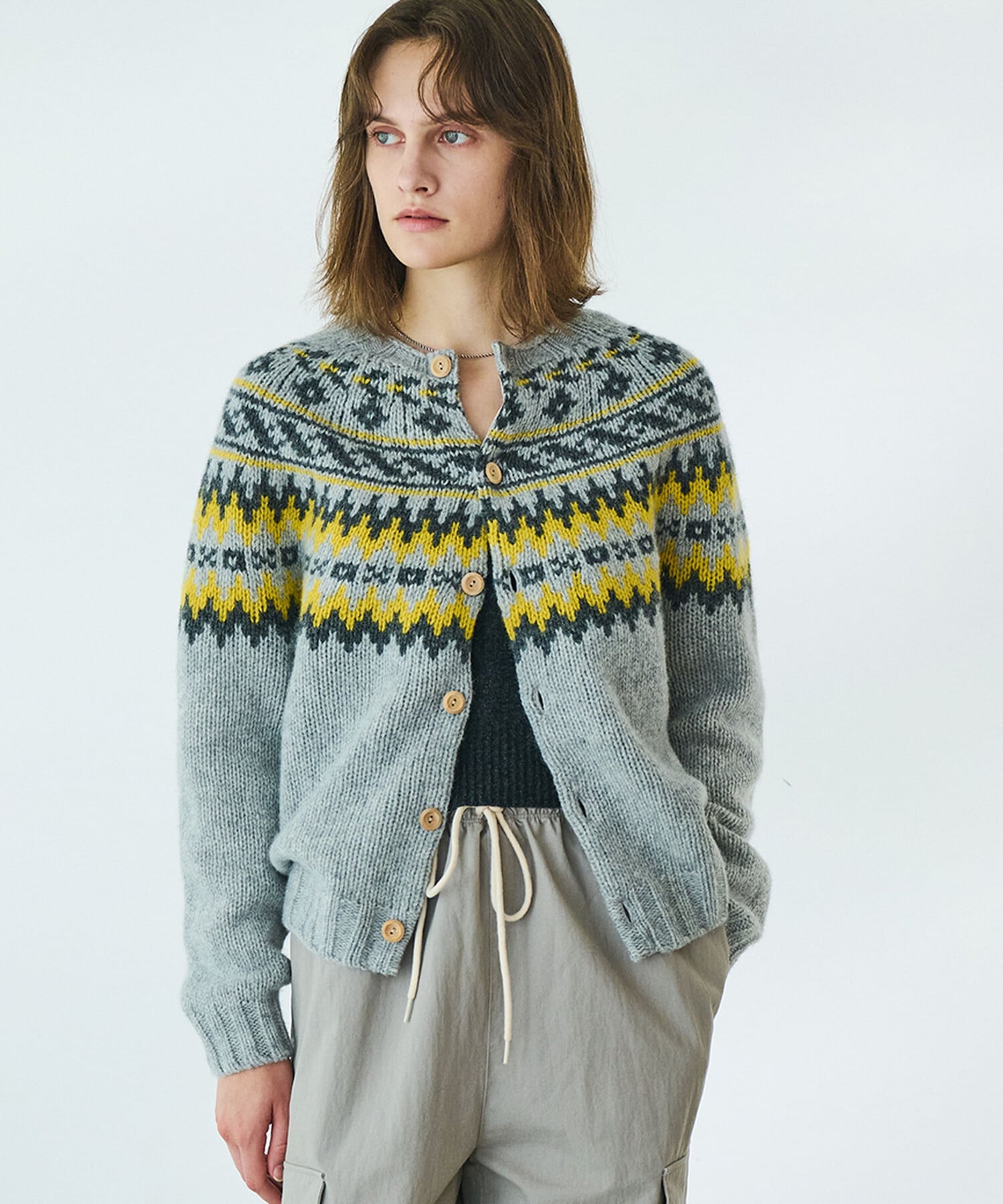 Bshop｜MORRIS & SONS | チャンキーノルディックカーディガン WOMEN