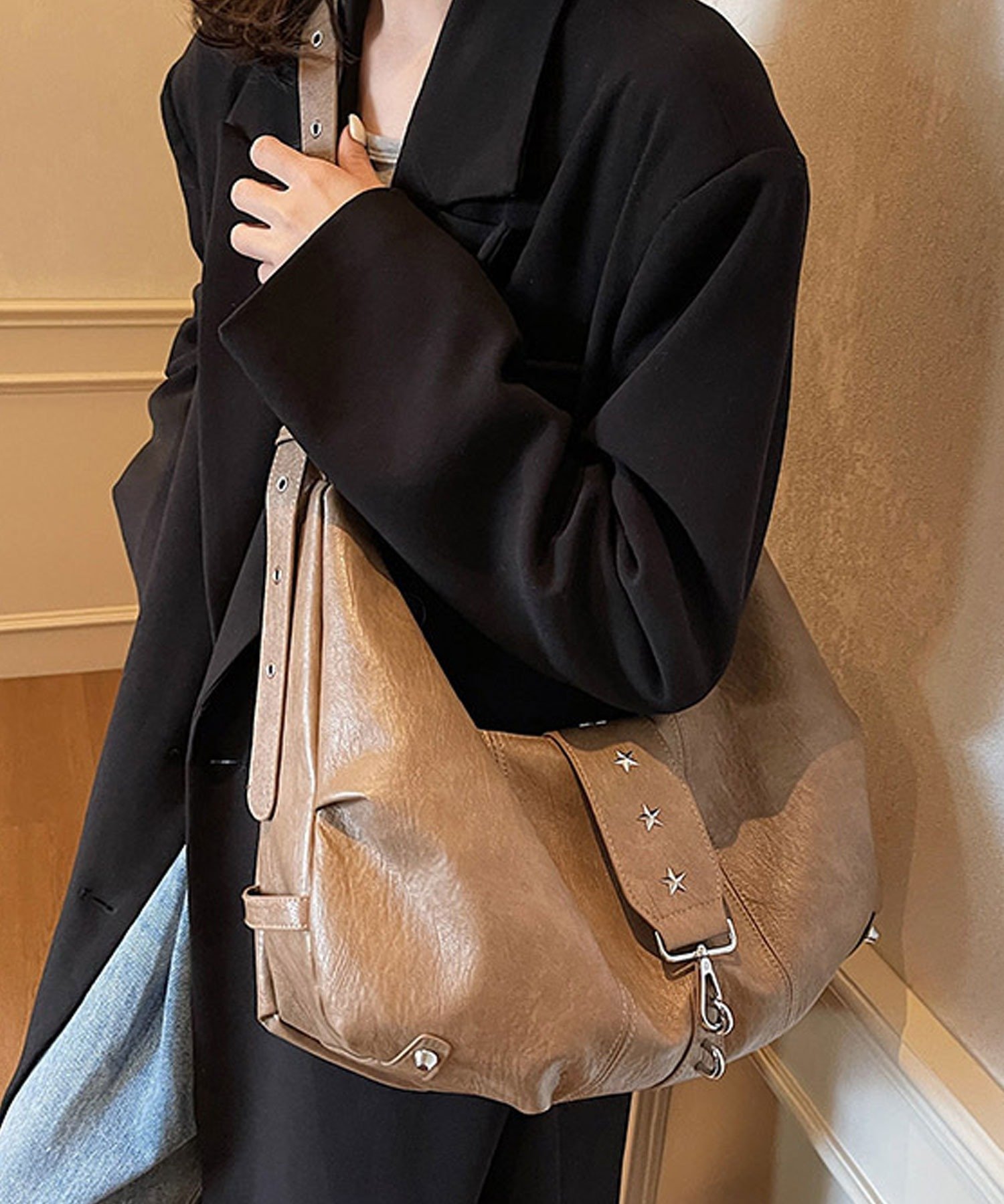 florist｜2WAY スタッズベルトY2Kアイレットショルダーバッグ/トート