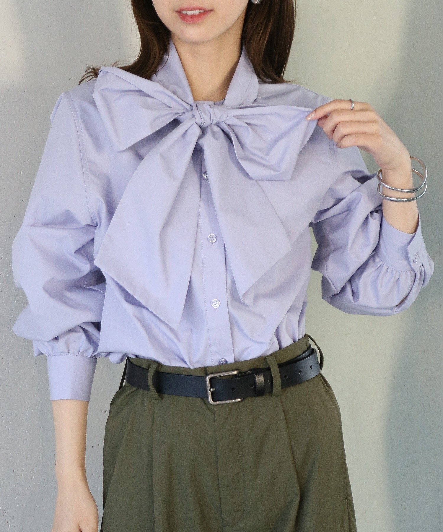 SETUP7｜MAISON BREEZE reveur/ボウタイリボンブラウス シャツ