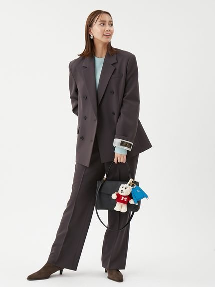 Mila Owen｜【セットアップ対応】ワンタックストレートスーツパンツ