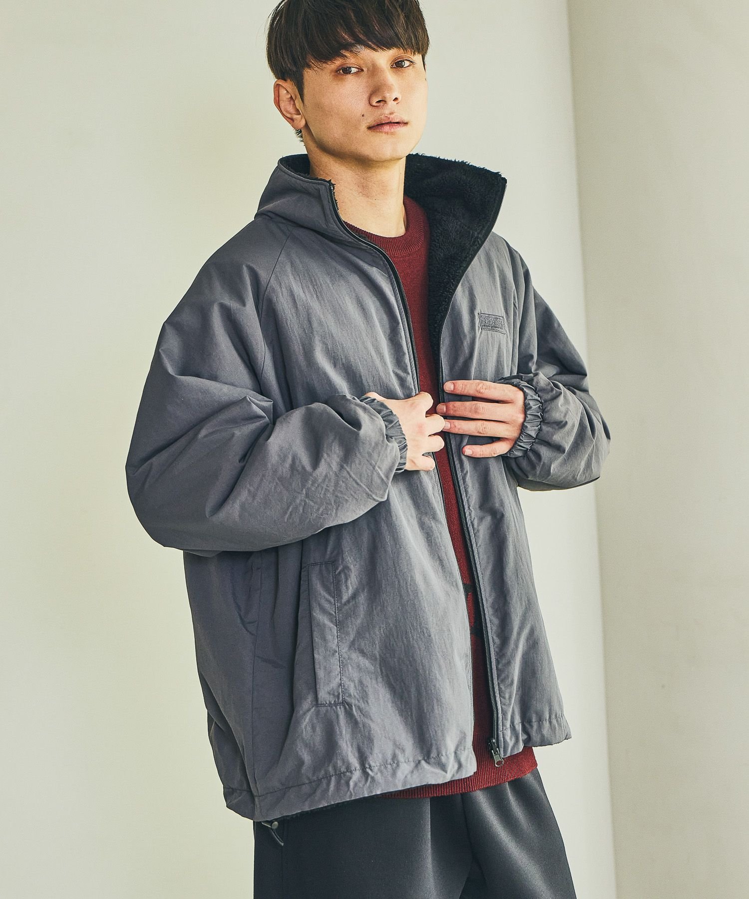 LAKOLE｜リバーシブルボアブルゾン | Rakuten Fashion(楽天