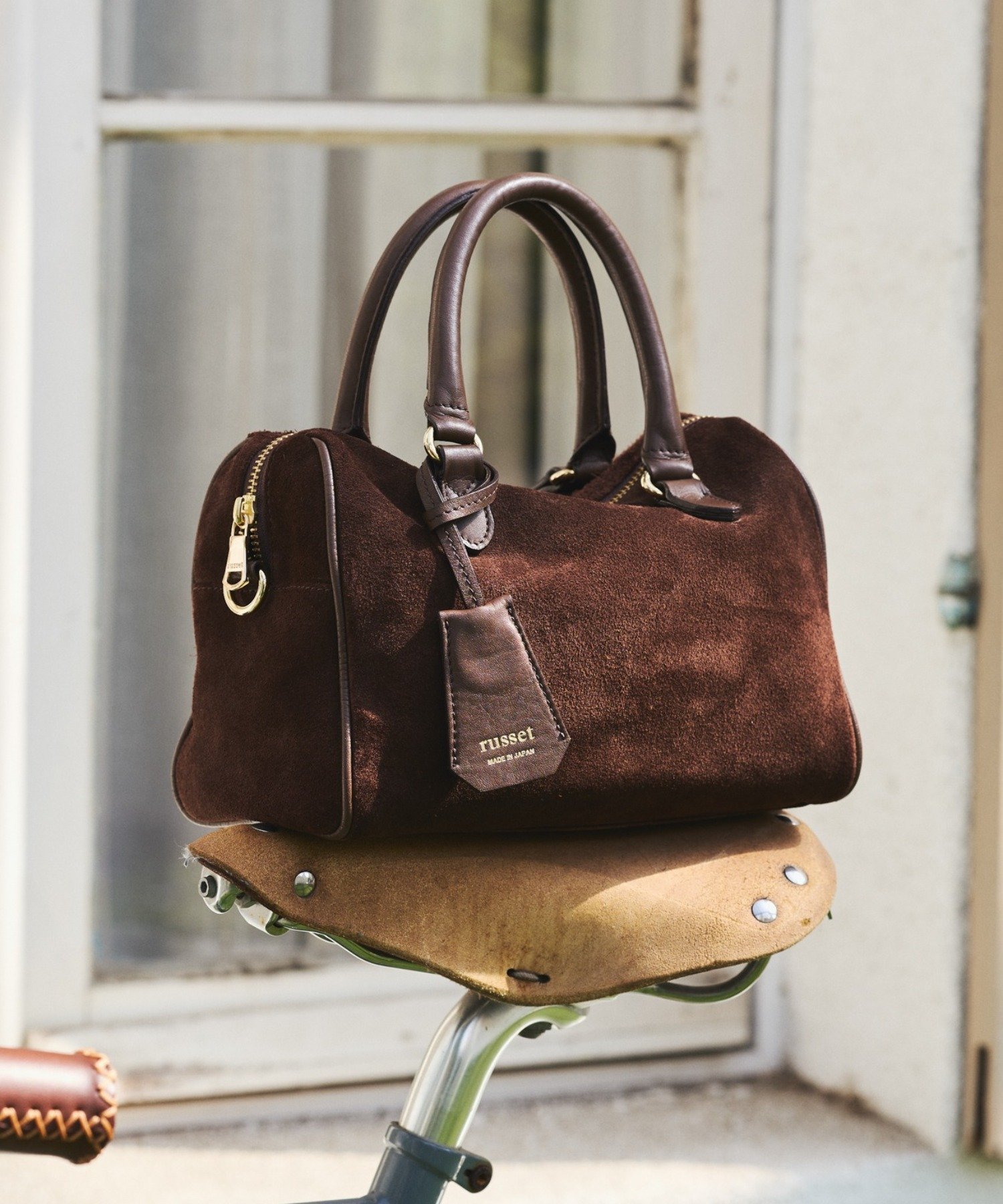 russet｜スエード2WAYミニボストンバッグ | Rakuten Fashion(楽天