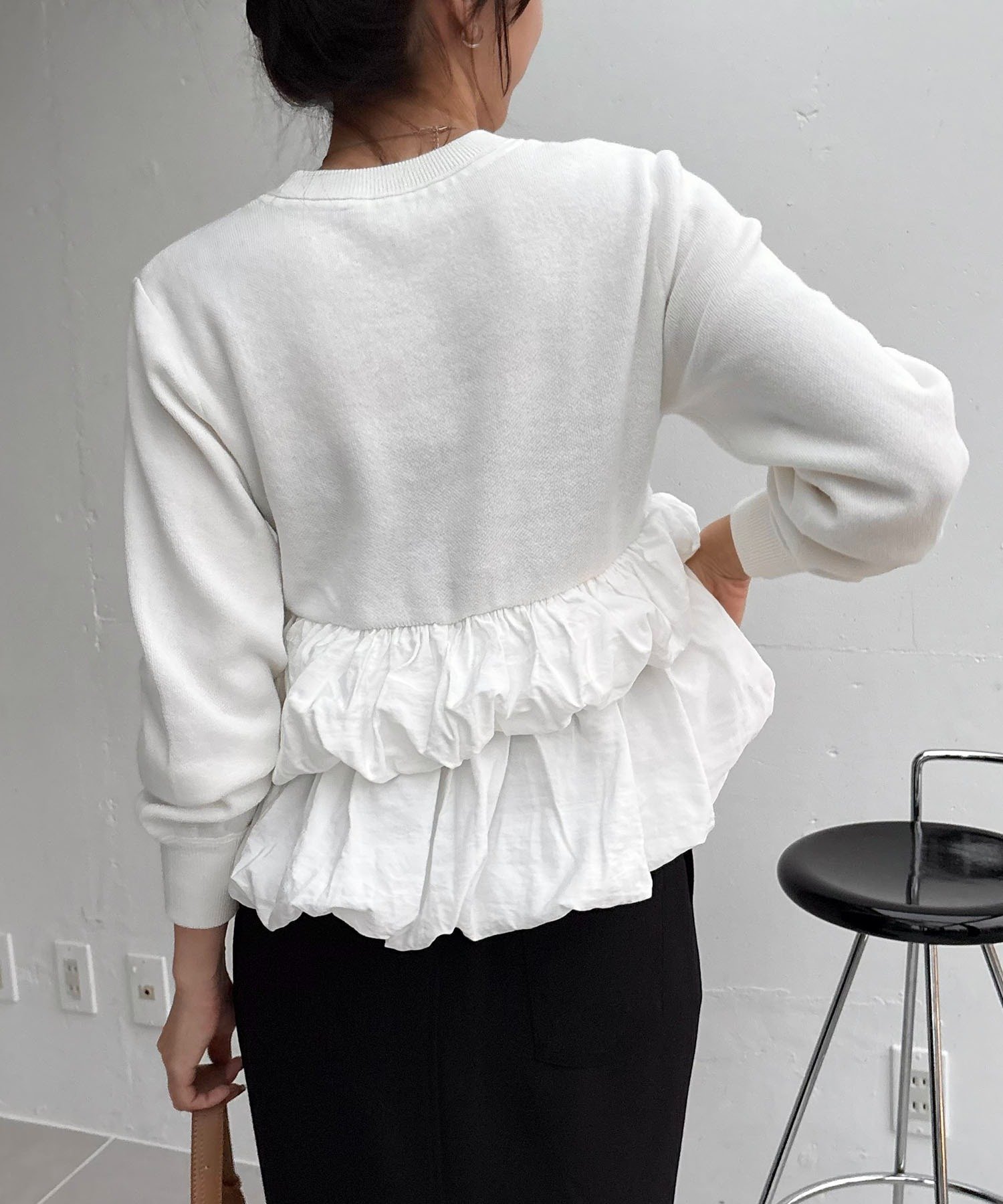 CAPRICIEUX LE'MAGE｜バルーンティアードプルオーバー | Rakuten