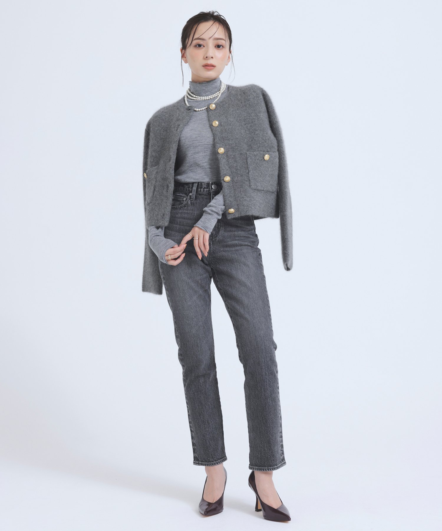 anuans｜Slim straight denim | Rakuten Fashion(楽天ファッション／旧