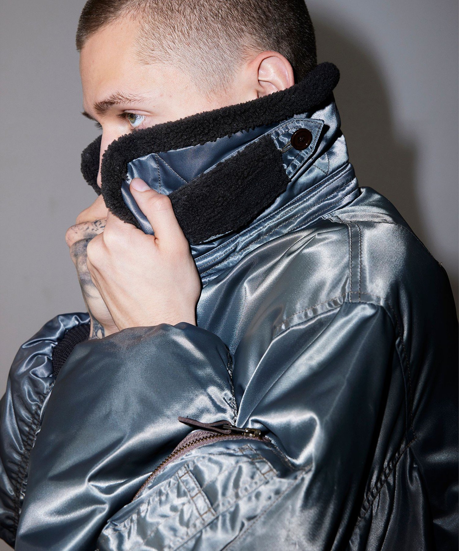 BEAMS MEN｜ワイドショートフィット B-15タイプ フライトジャケット