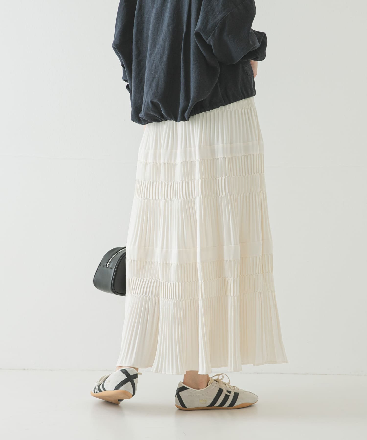 URBAN RESEARCH｜プリーツティアードスカート | Rakuten Fashion(楽天