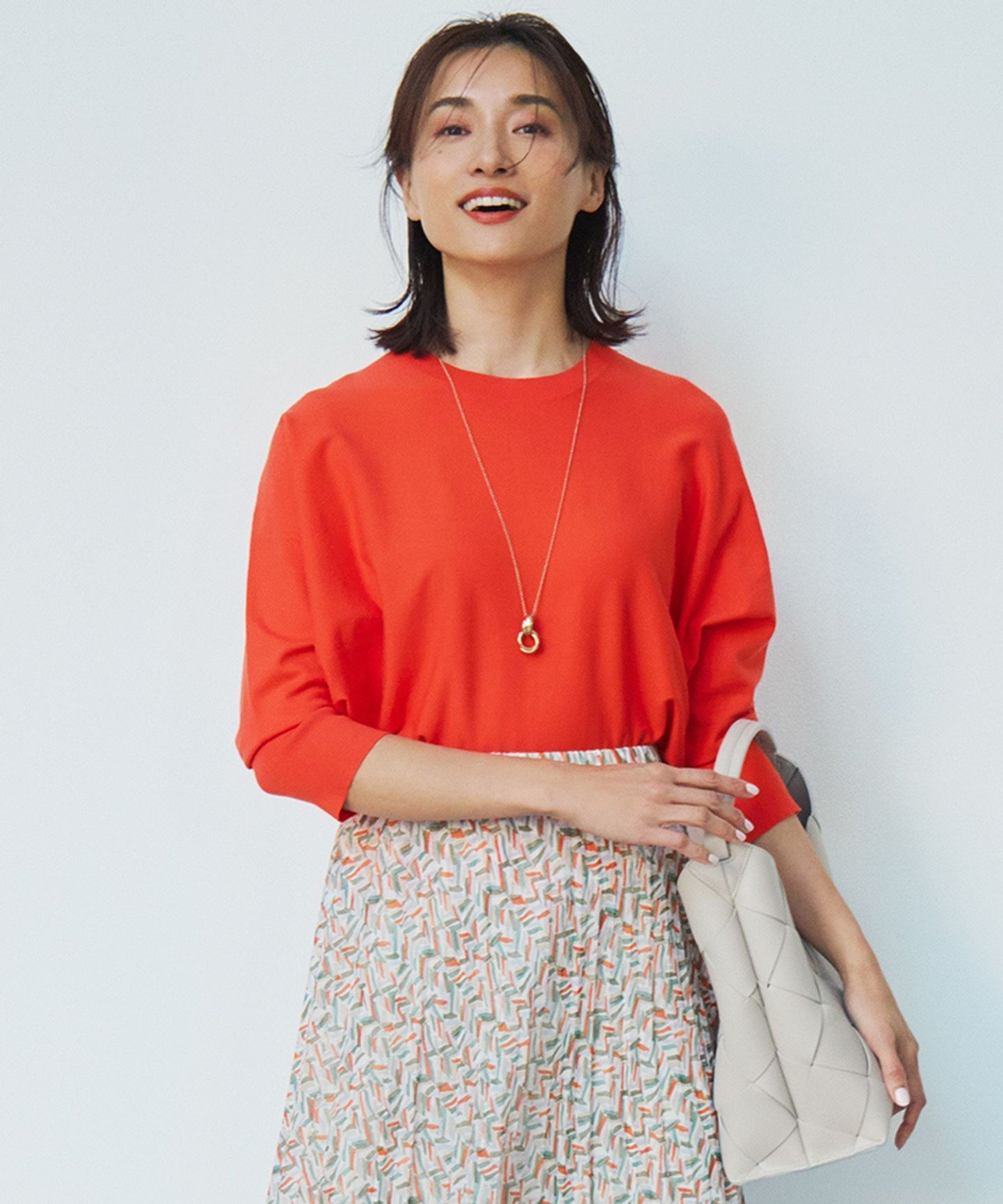 23区｜【洗える】コンフォートストレッチ ドルマンスリーブ ニット