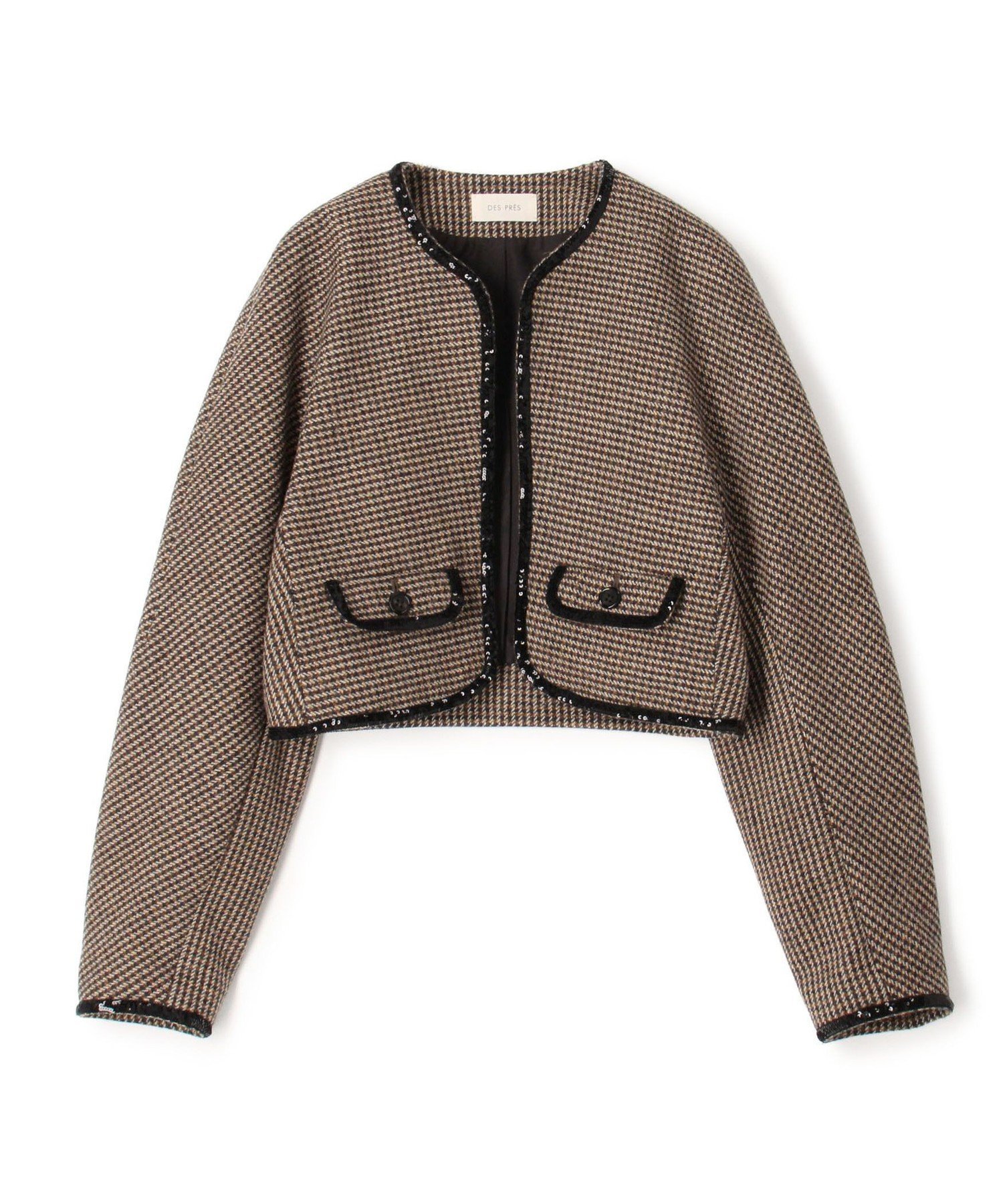 TOMORROWLAND｜ブリティッシュツイード ショートジャケット | Rakuten