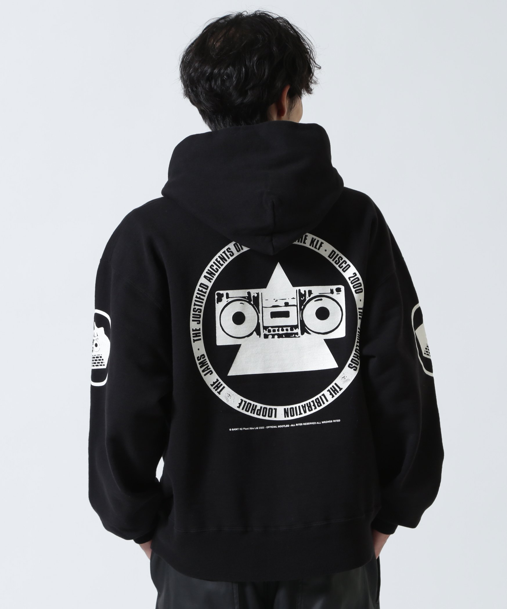 ROYAL FLASH｜SAINT MICHAEL/セントマイケル/KLF HOODIE/KLF/BLACK