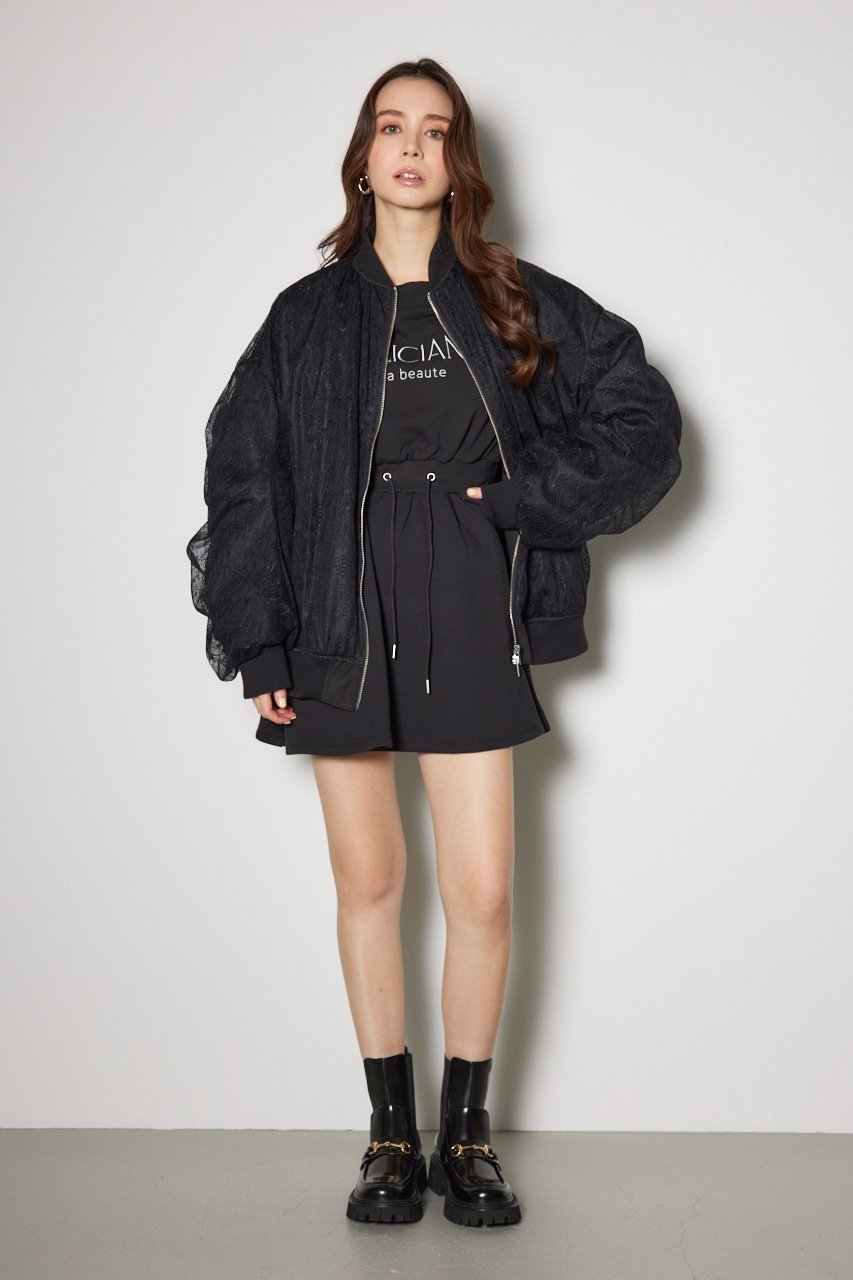 rienda sueltaレースブルゾンM rienda｜レースコンビMA-1 | Rakuten