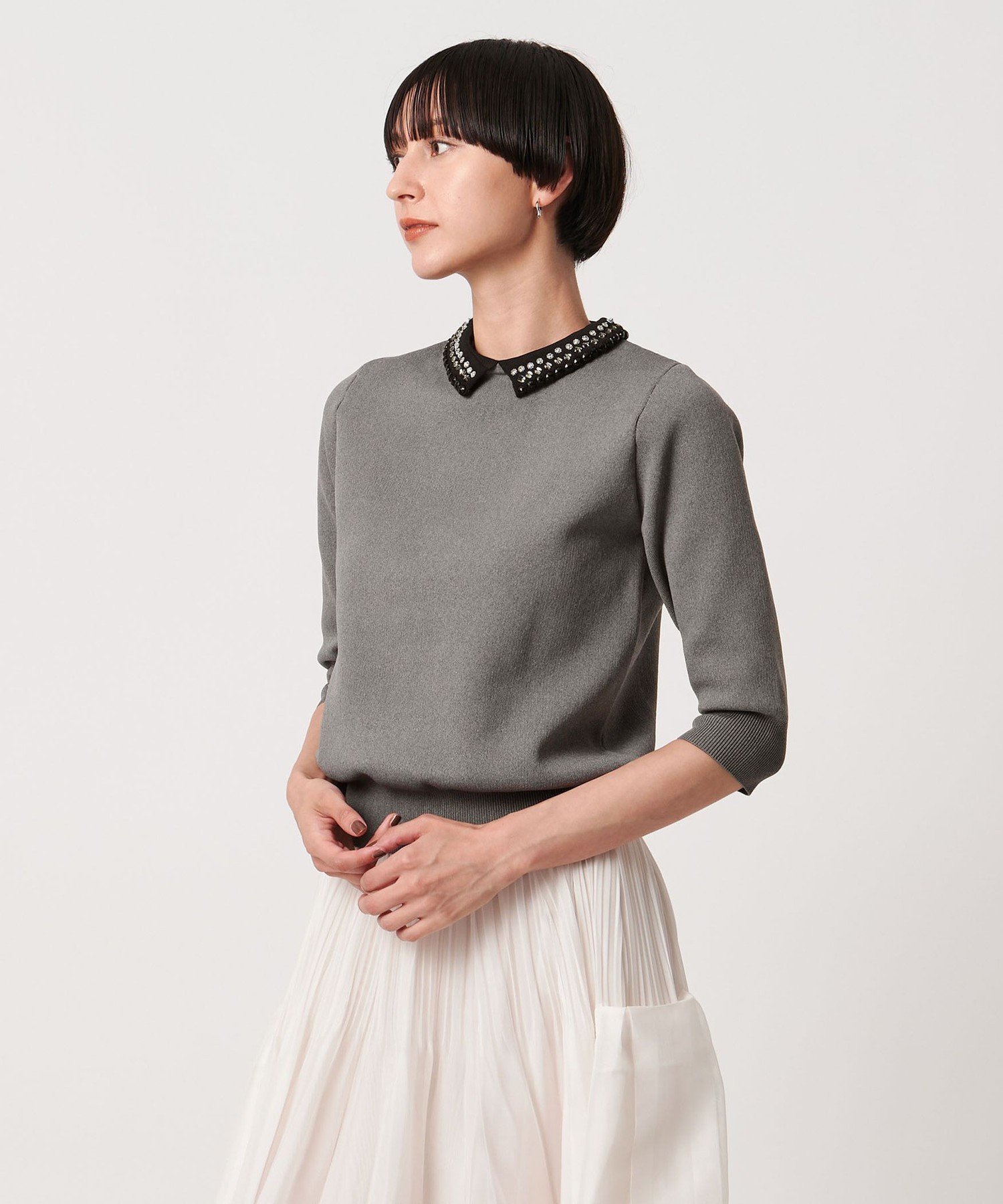 UNITED ARROWS｜ビジューカラー 2WAY ニット | Rakuten Fashion(楽天