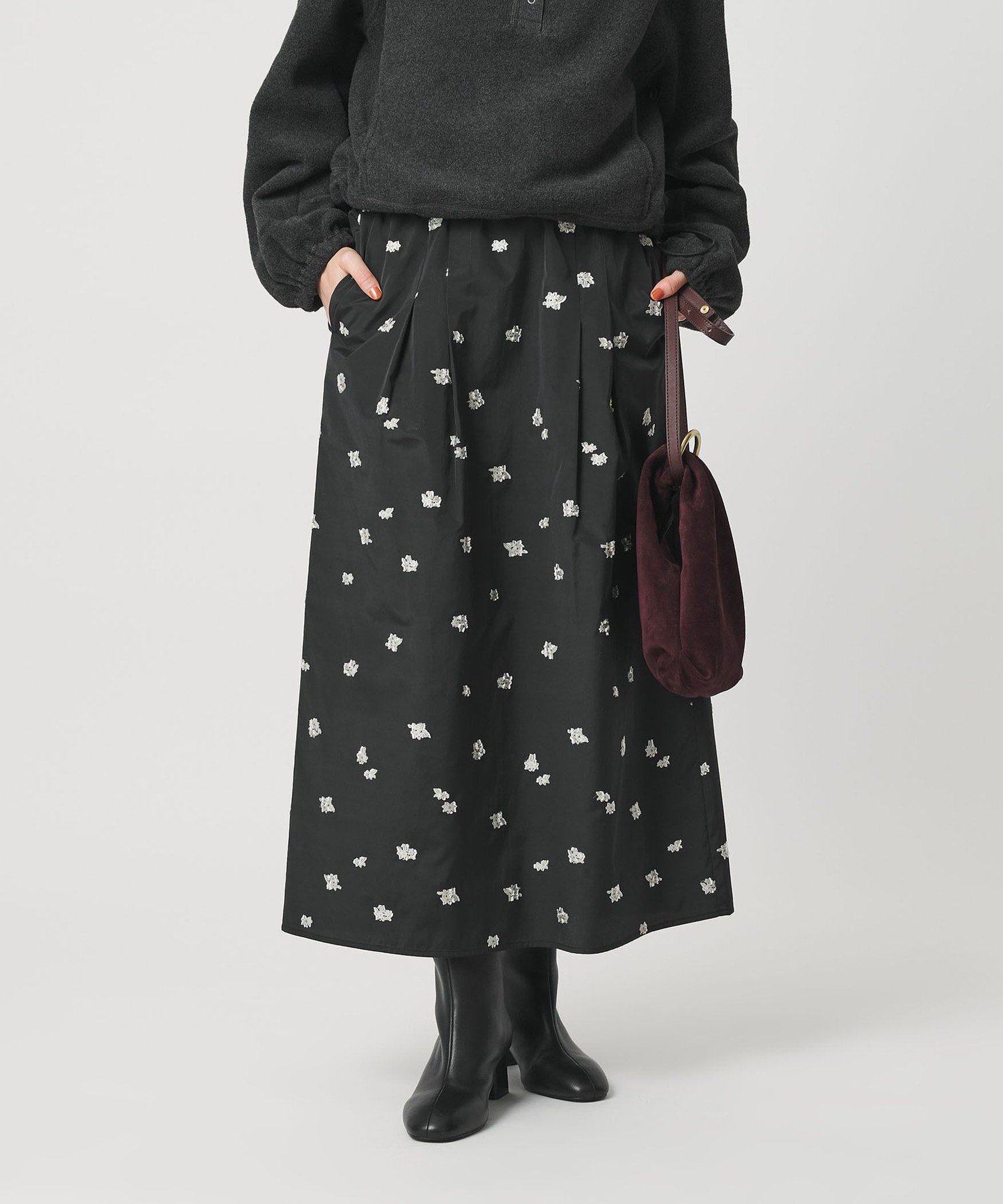 BEAUTY&YOUTH UNITED ARROWS｜フラワージャガード スカート