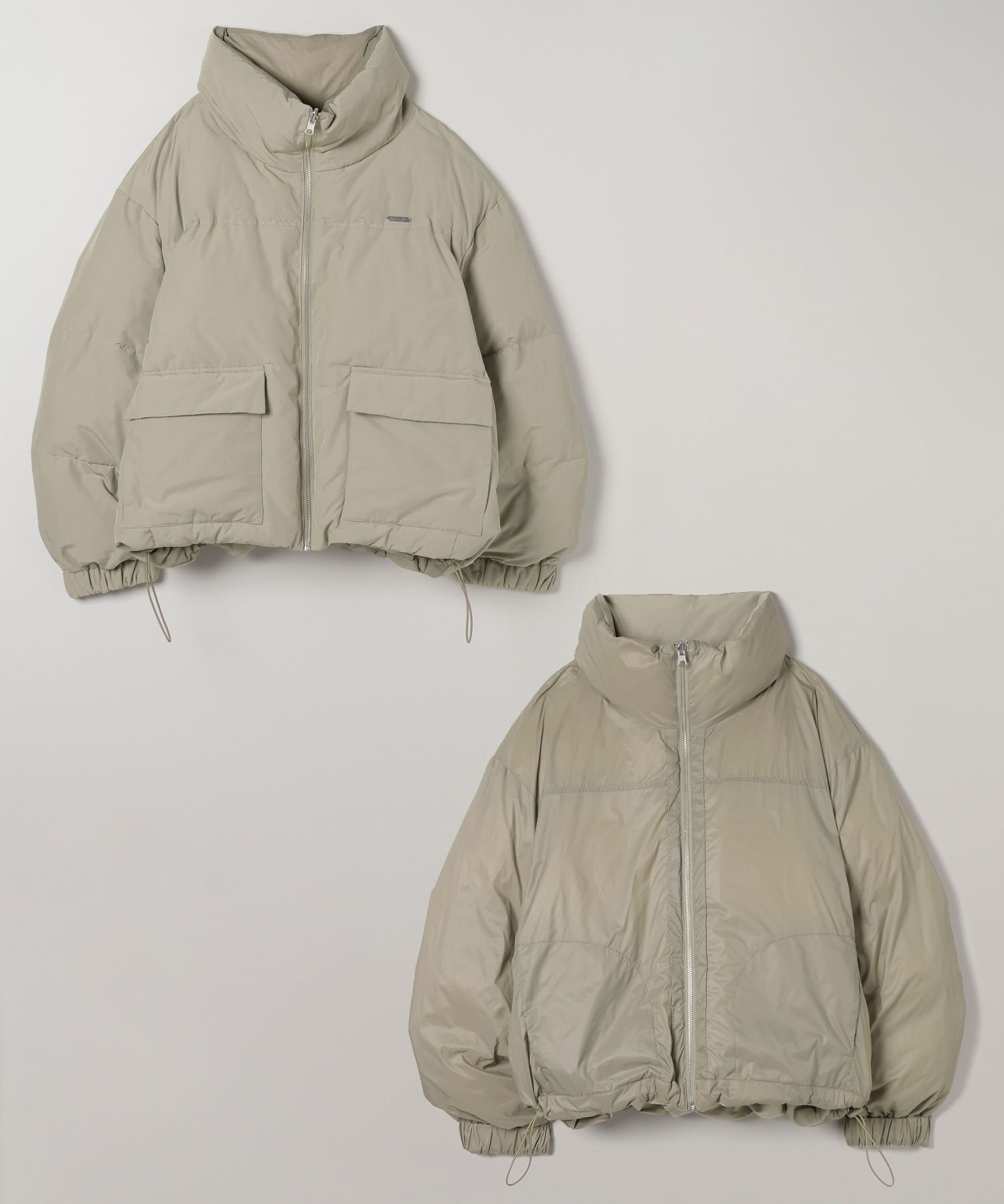 JEANASIS｜リバーシブルボリュームスタンドパファーコート | Rakuten