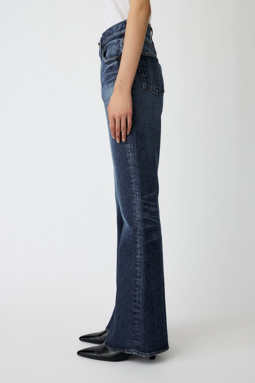 moussy｜MVS D/BLU FLARE / ロングサイズ | Rakuten Fashion(楽天