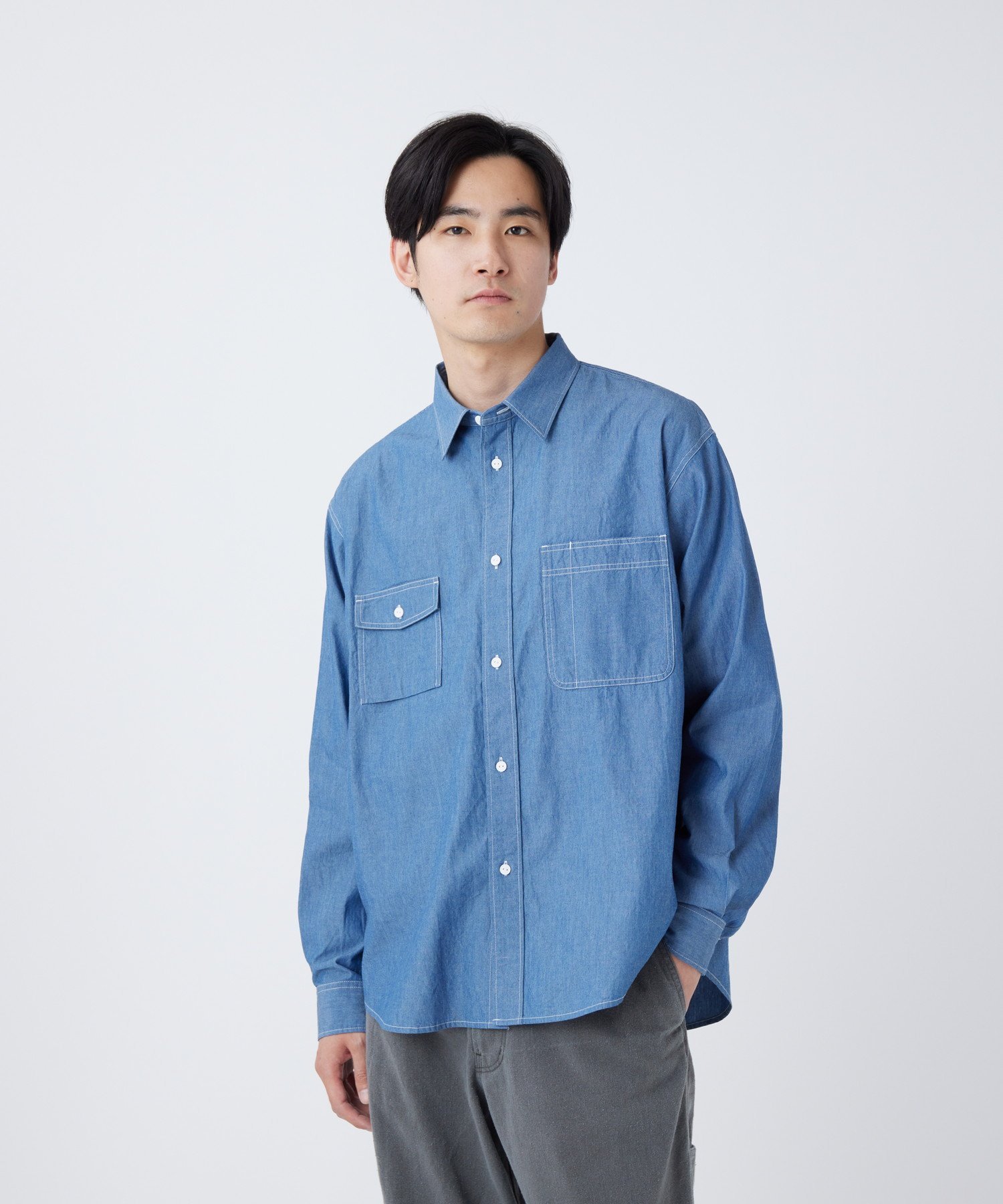 Snow Peak｜Chambray Work Shirt | Rakuten Fashion(楽天ファッション