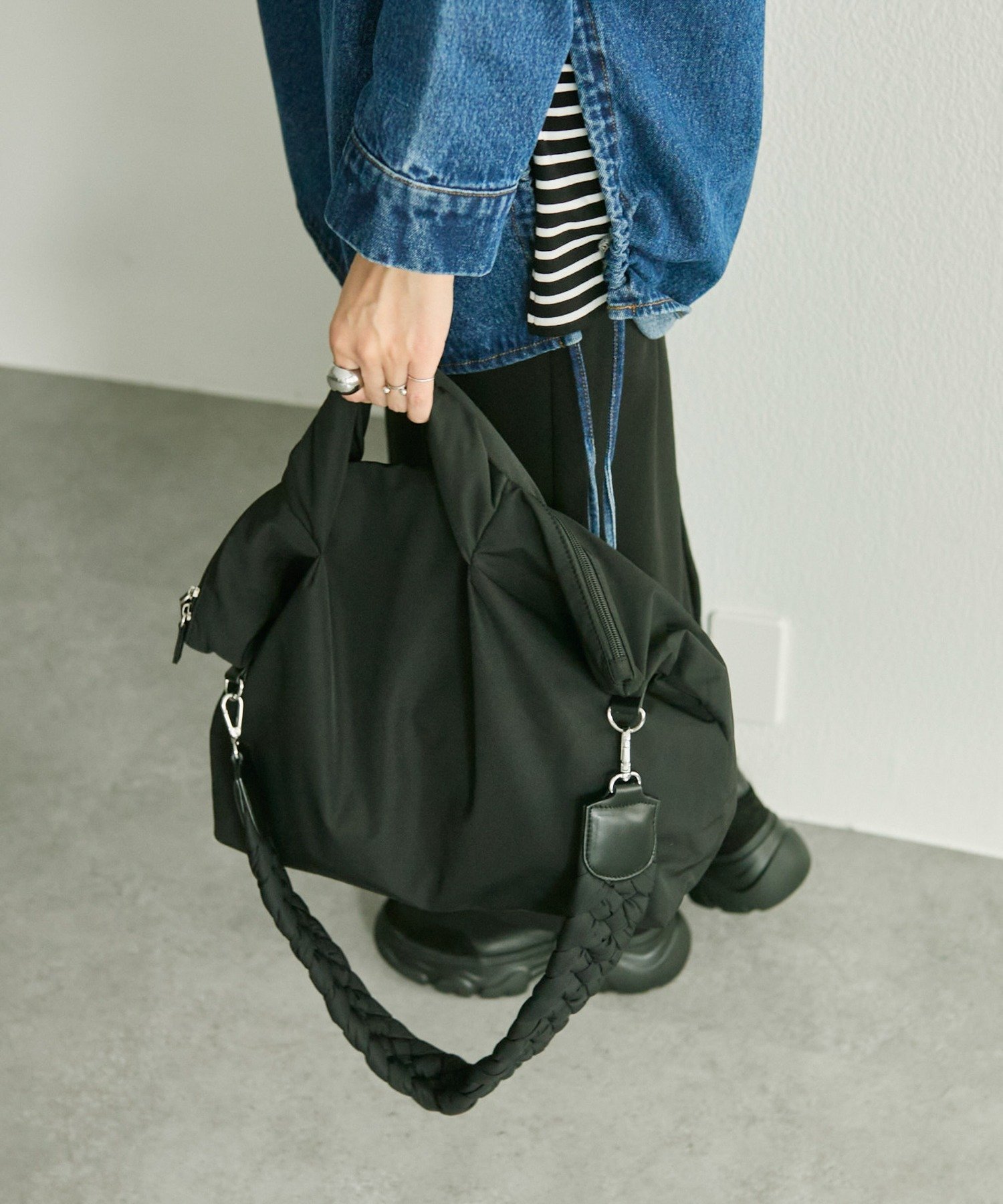 ear PAPILLONNER｜《撥水/A4サイズ対応》ボストンバッグL | Rakuten