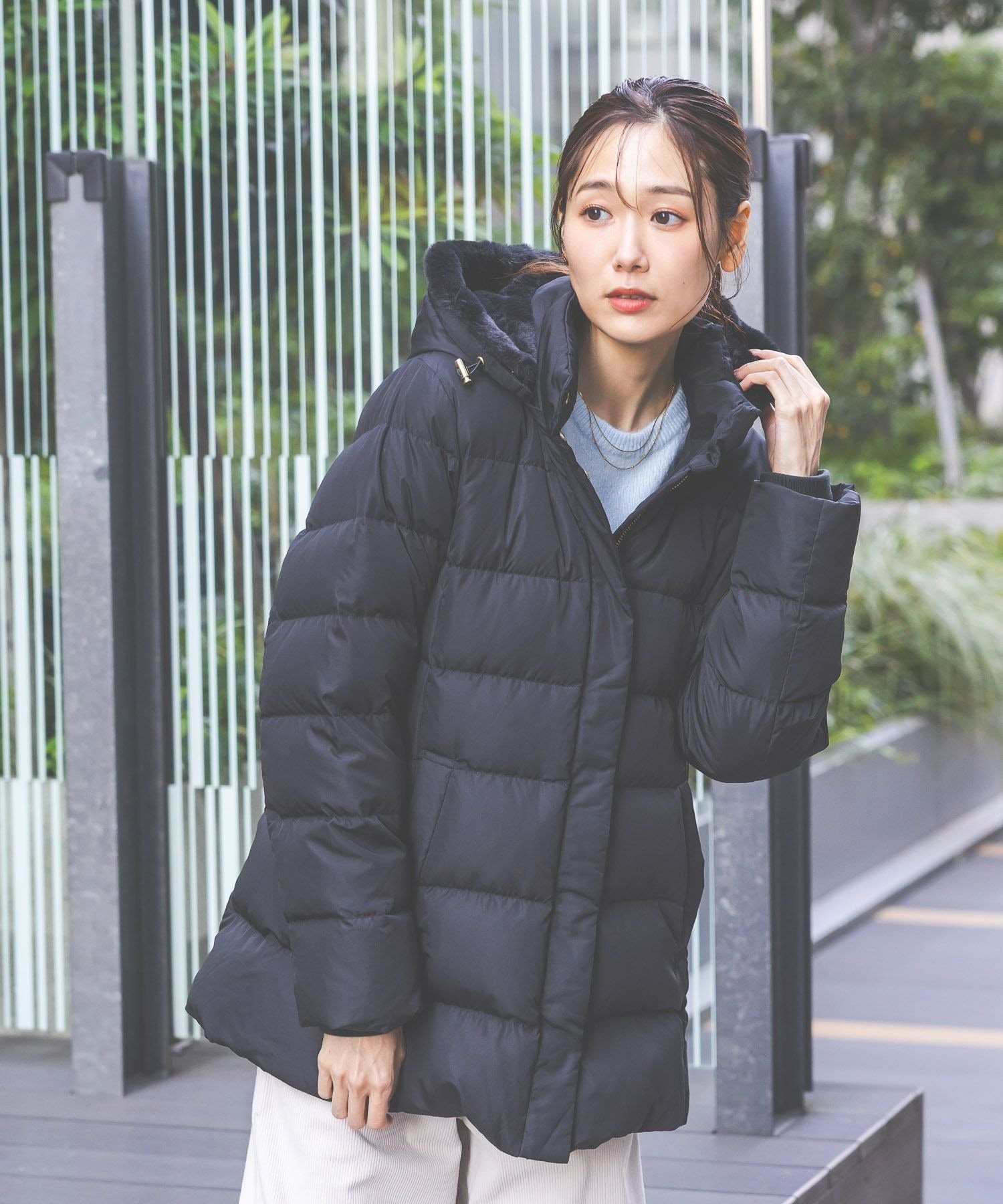 GLOBAL WORK｜ウツクシルエット撥水ダウンコート/497165 | Rakuten