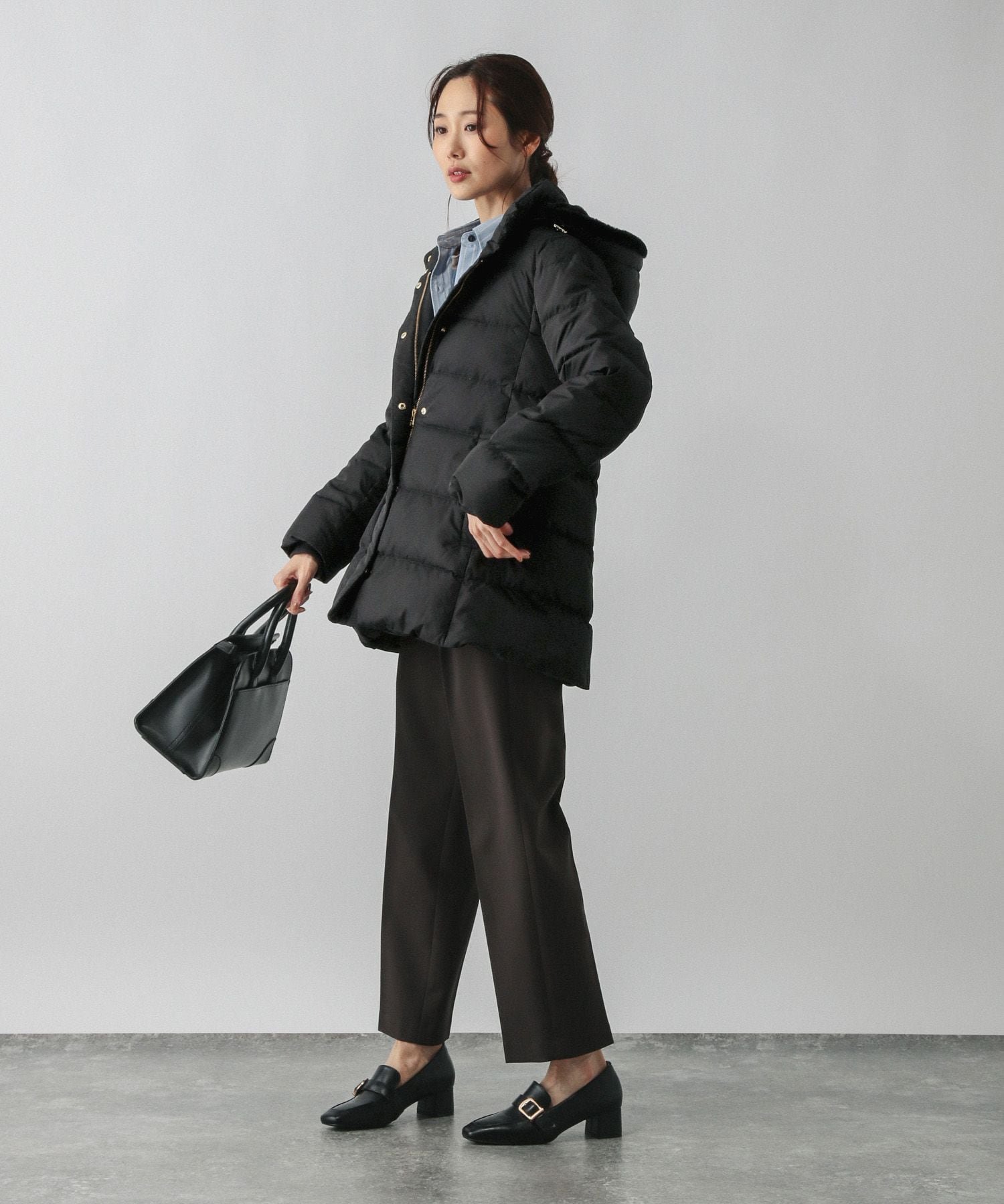 GLOBAL WORK｜ウツクシルエット撥水ダウンコート/497165 | Rakuten