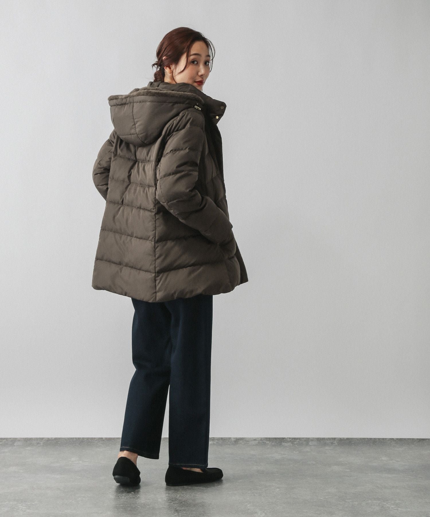 GLOBAL WORK｜ウツクシルエット撥水ダウンコート/497165 | Rakuten