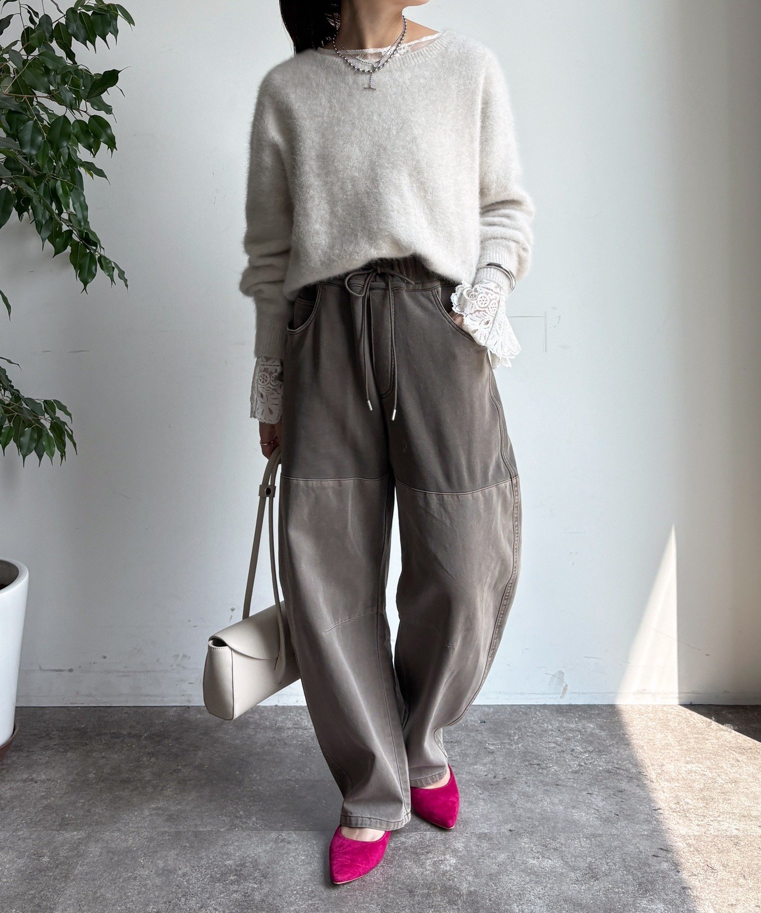 DOUDOU｜ファーカシミヤプルオーバー | Rakuten Fashion(楽天