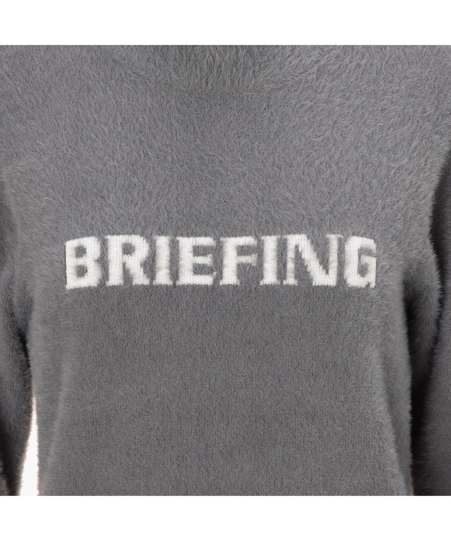 BRIEFING｜ウィメンズ シャギー ロゴ タートルネックニット | Rakuten