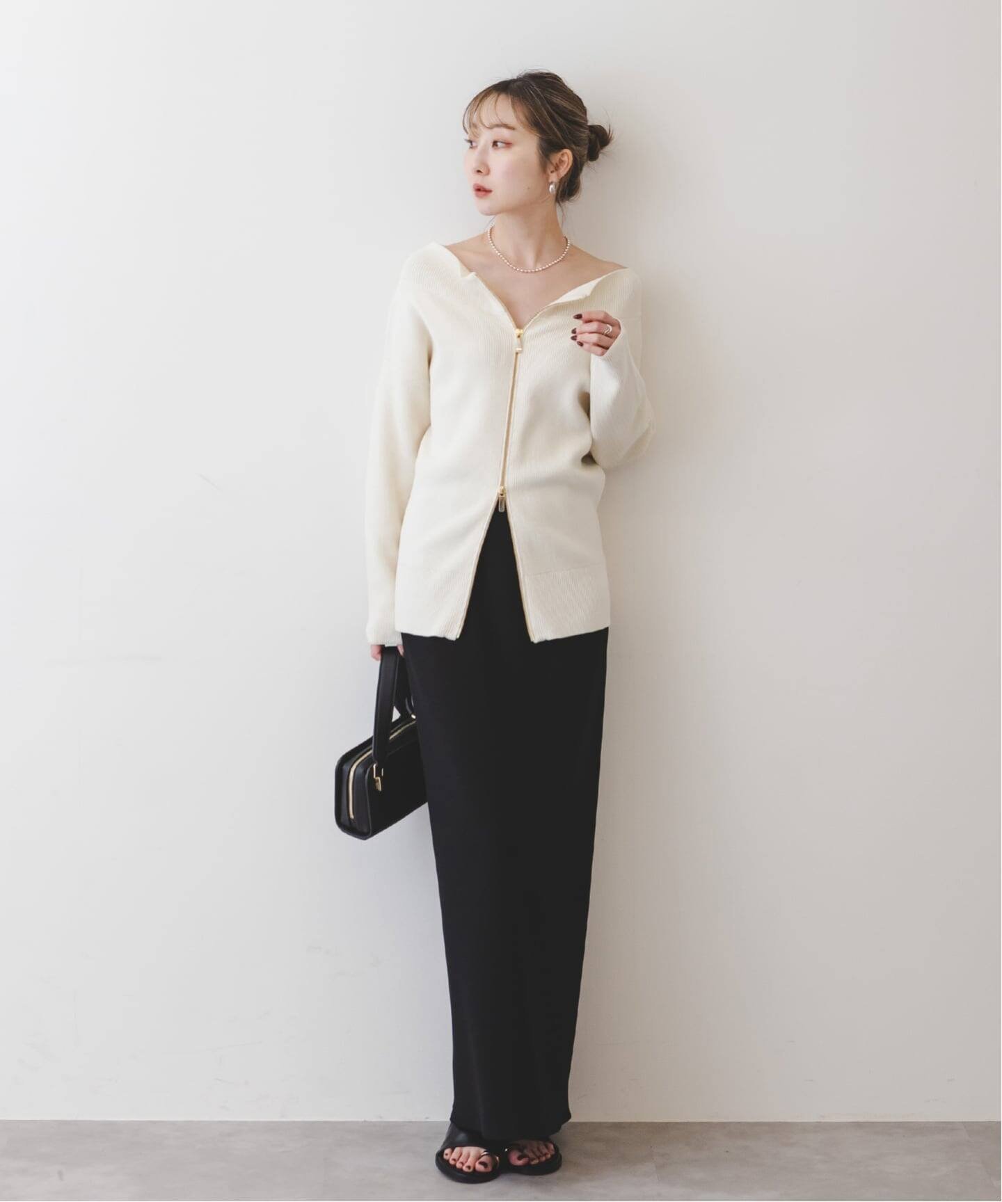 NOBLE｜《追加》【洗える】コンフォートジャージーライクタイト