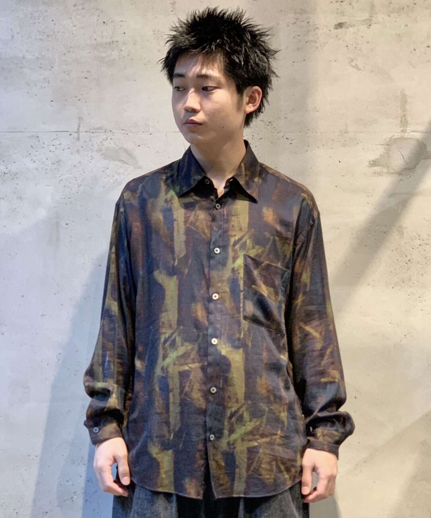 GARDEN TOKYO｜YOKE/ヨーク/Patterned Regular Collar Shirt | Rakuten