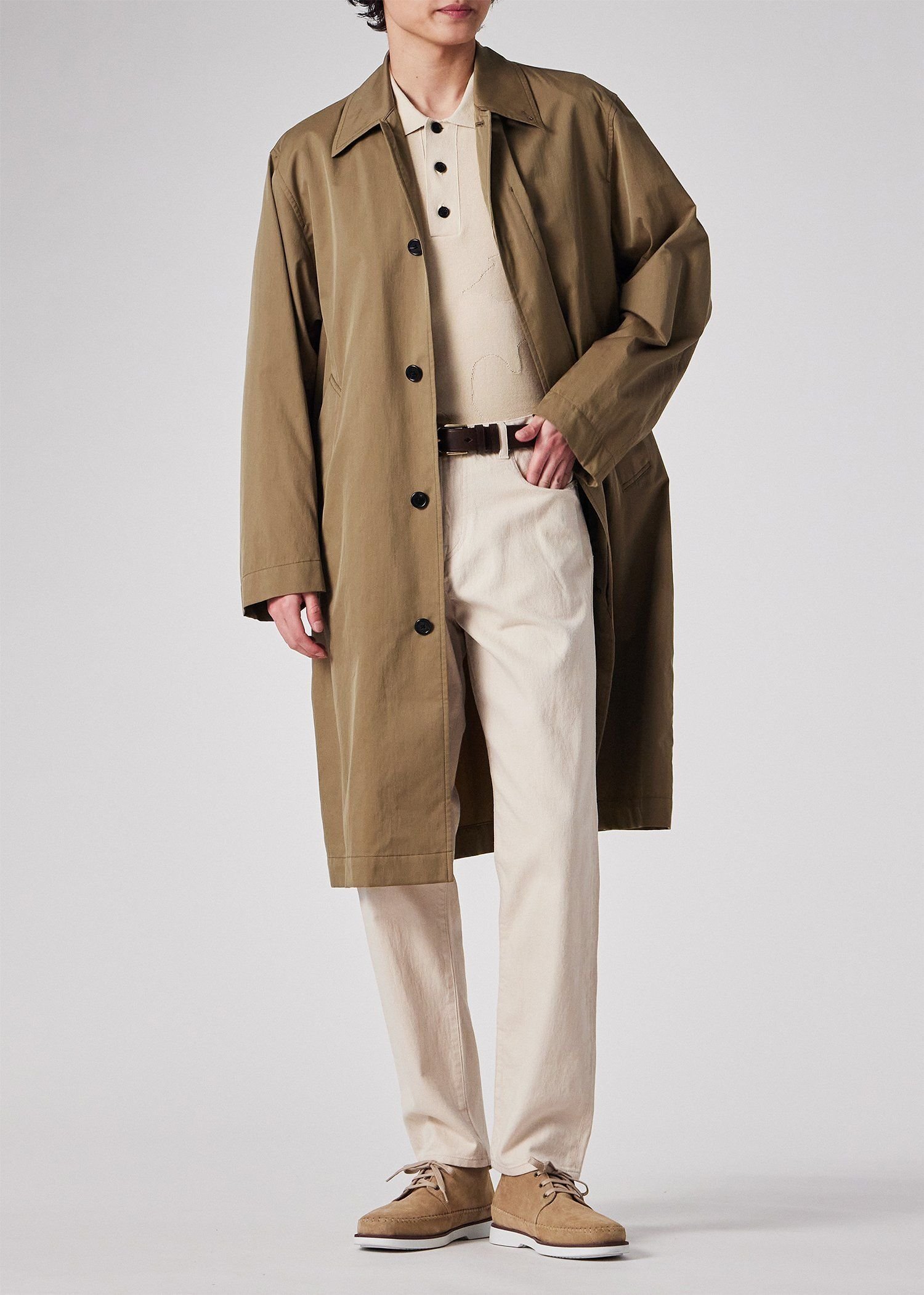 Paul Smith ベージュ ステンカラーコート (中綿インナーは未使用品